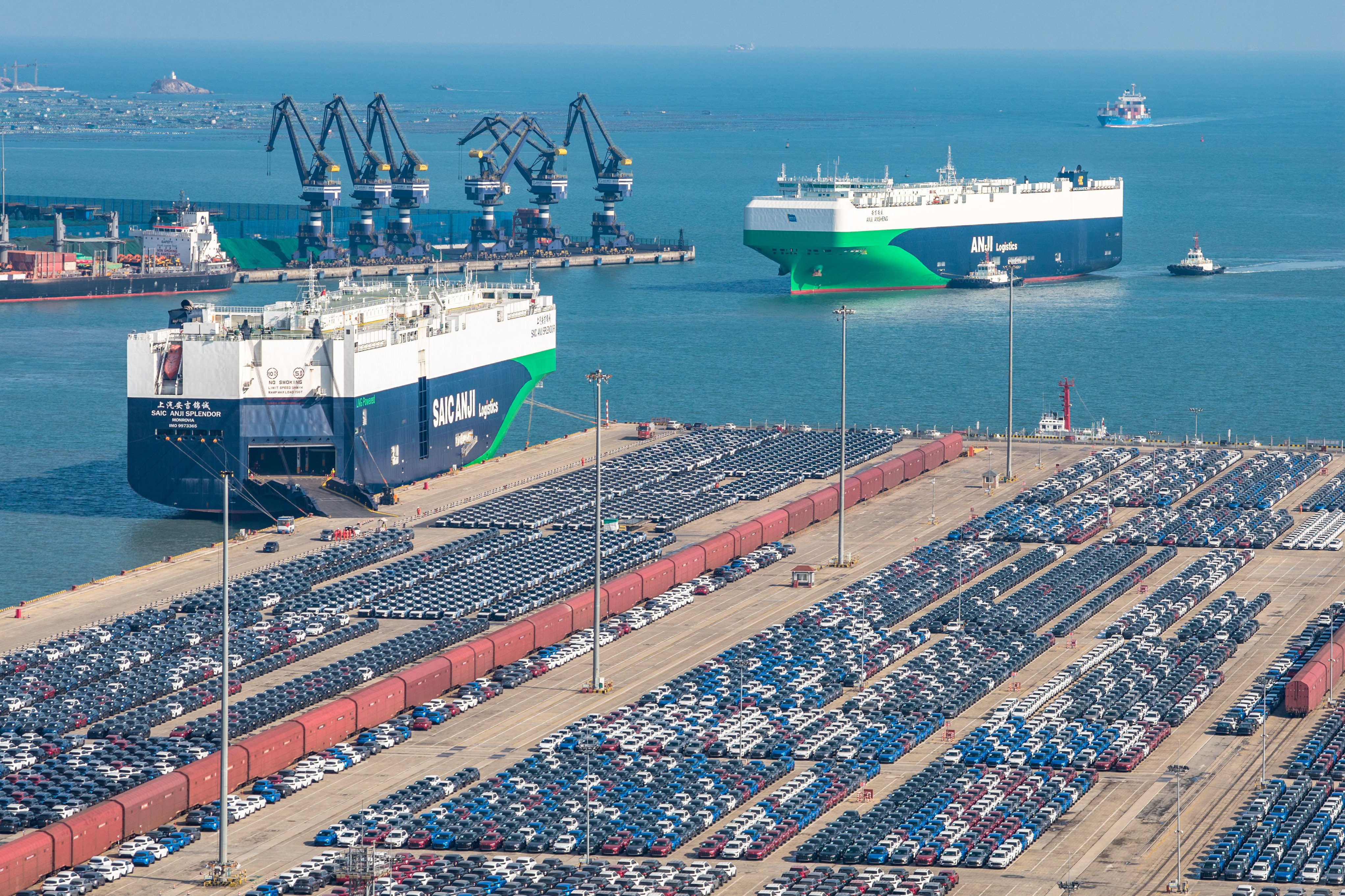 The Yantai Port is seen in China’s Shandong province last month. For those in China’s cross-border trade business, a sweeping tax crackdown is beginning to be felt. Photo: Xinhua