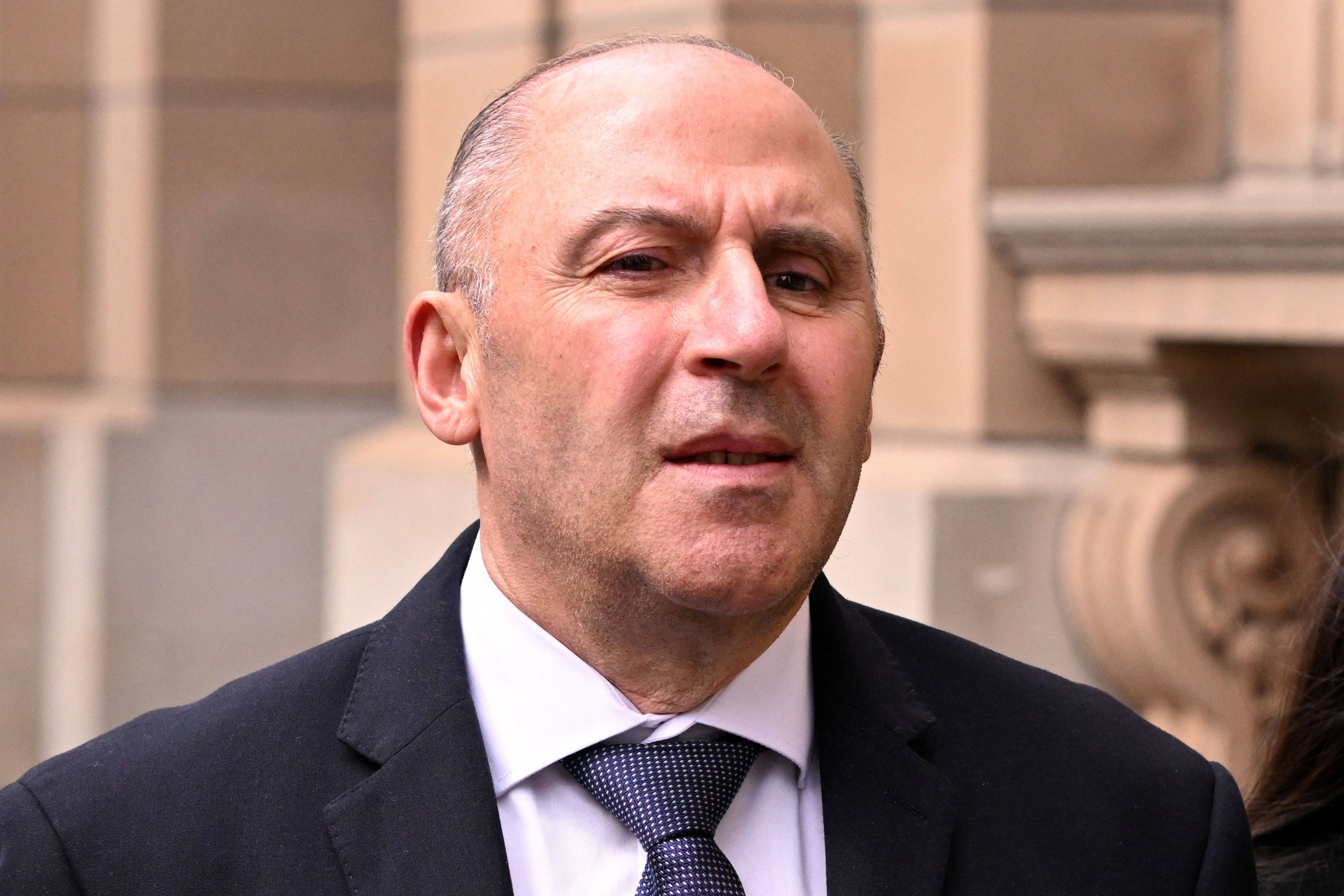 Tony Mokbel leaves the Victorian Court of Appeal in Melbourne on September 3, 2025. Photo: AFP