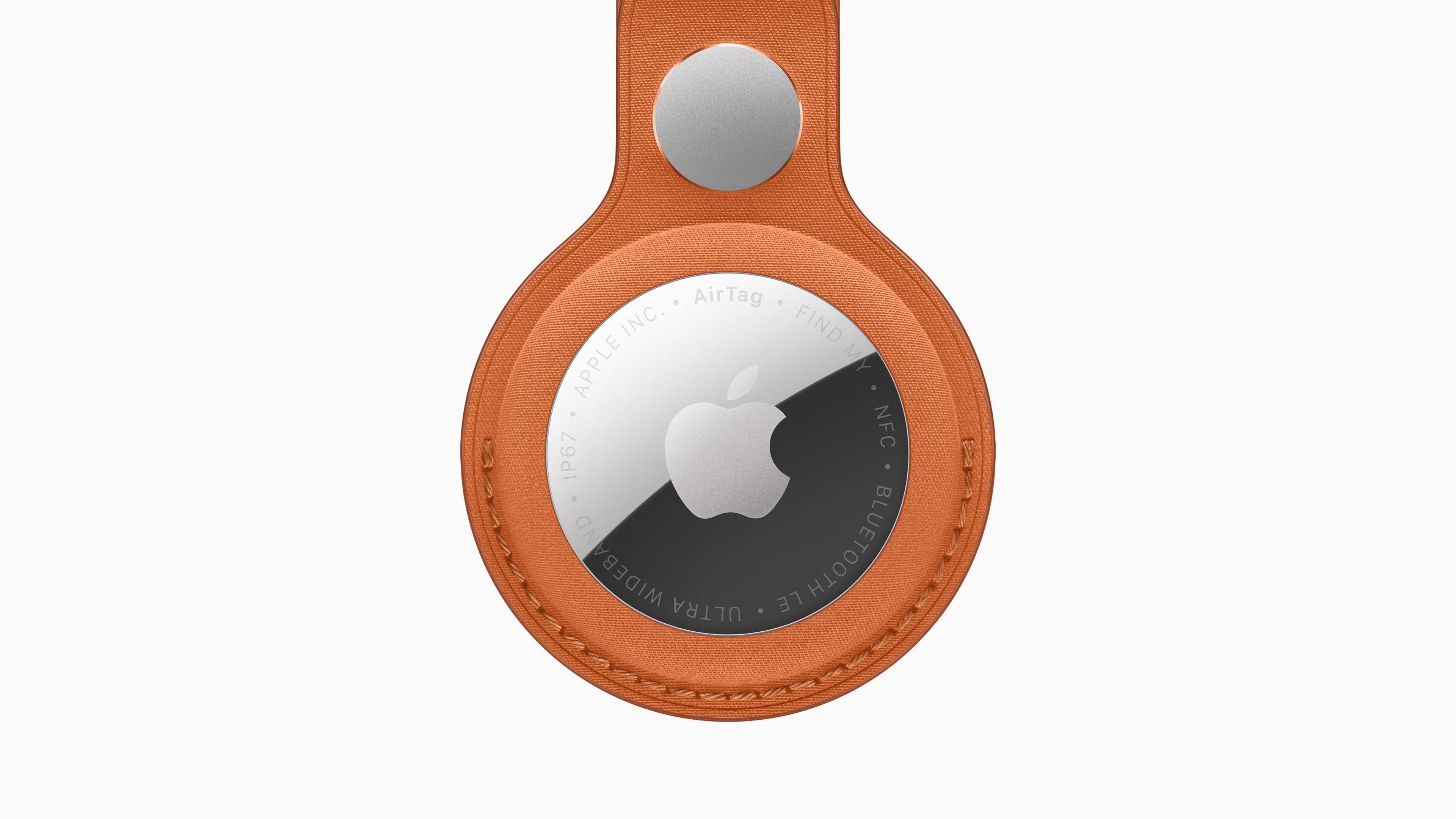 Apple’s new AirTag has an expanded search range and a louder speaker. Photo: Apple
