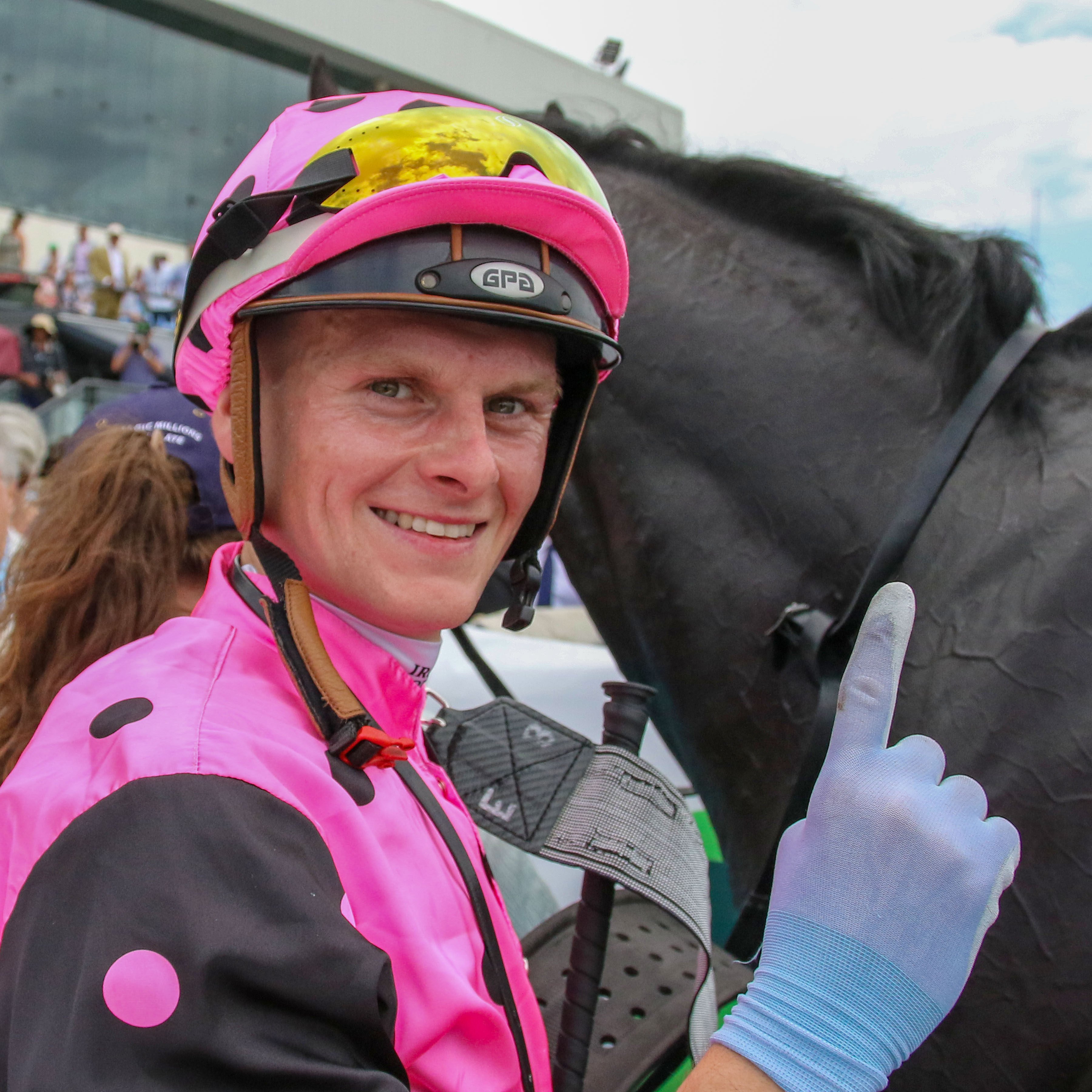 Australian jockey Ethan Brown will ride in Hong Kong towards the end of the season. Photo: HKJC
