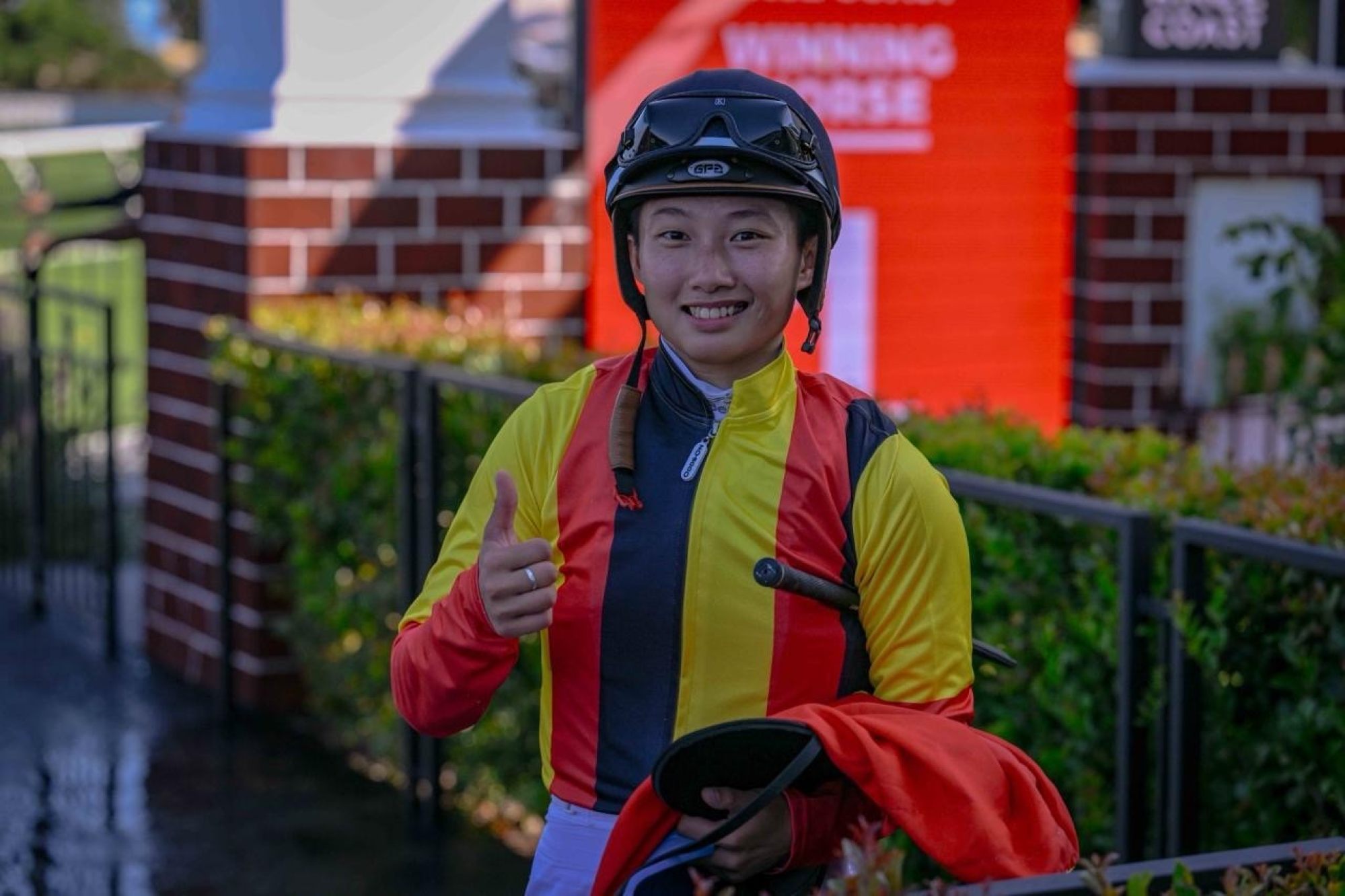 Apprentice Nichola Yuen will join the Hong Kong riding ranks in April. Photo: HKJC