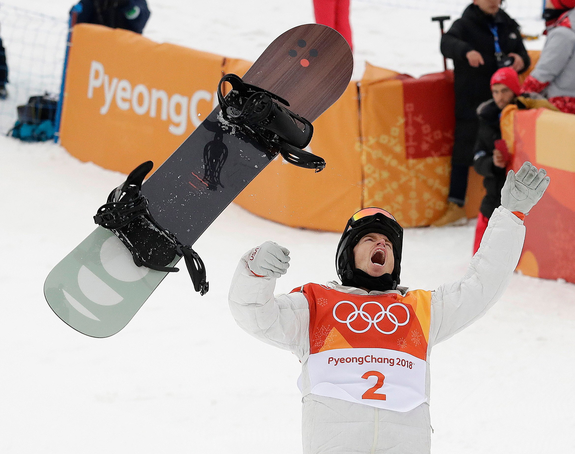 American Shaun White’s third gold medal win in 2018 stands out as one of the most dramatic contests snowboarding has seen. Photo: AP