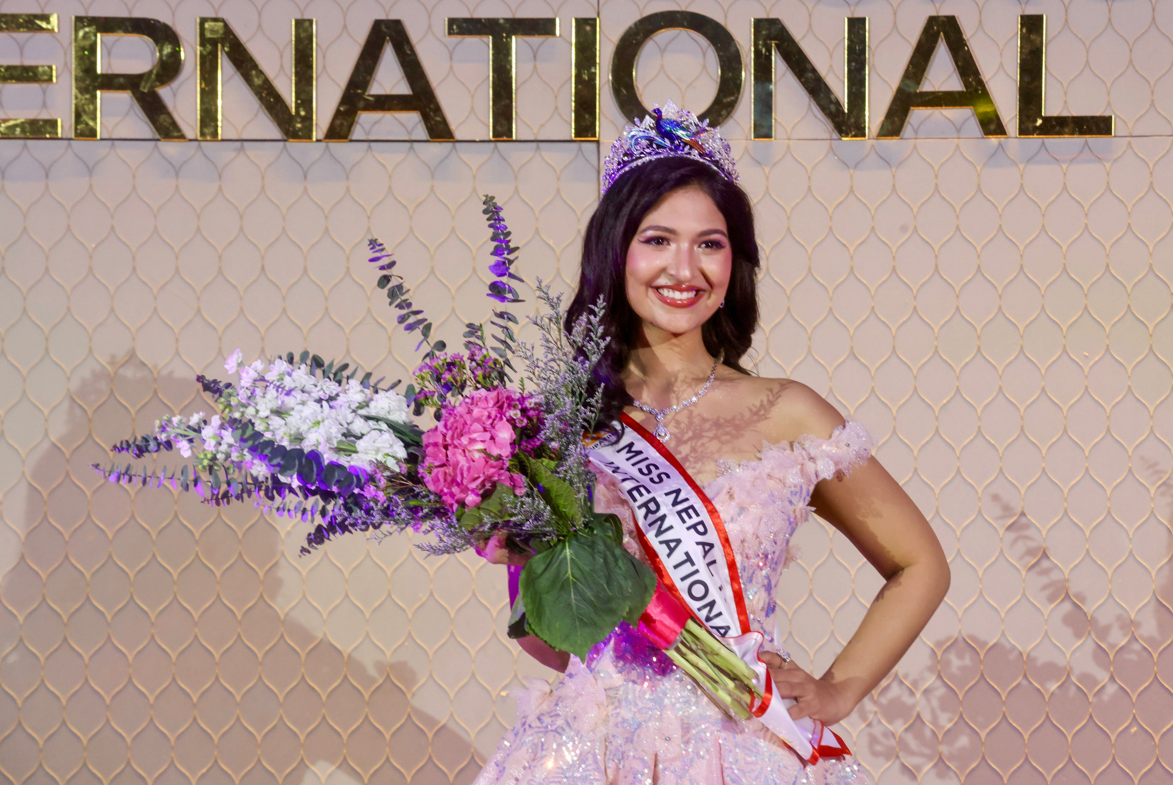 Deepmala Kharel Dhakal, who was crowned the winner of the Miss Nepal Hong Kong International beauty pageant. Photo: Jonathan Wong
