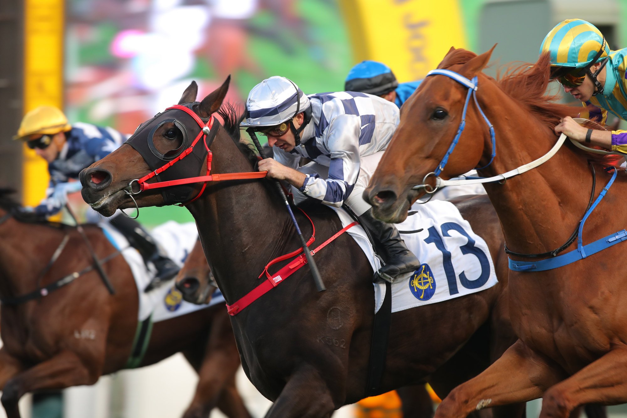 Flow Water Flow gets up in the final stride.