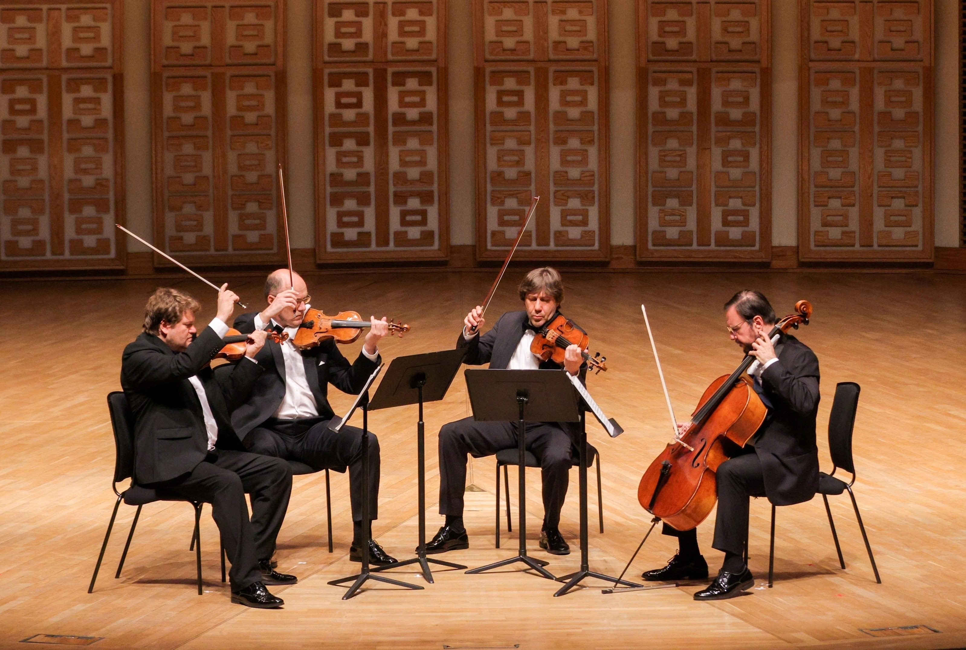 The Borodin Quartet perform at the Hong Kong Cultural Centre Concert Hall on May 16. Photo: Hong Kong String Orchestra