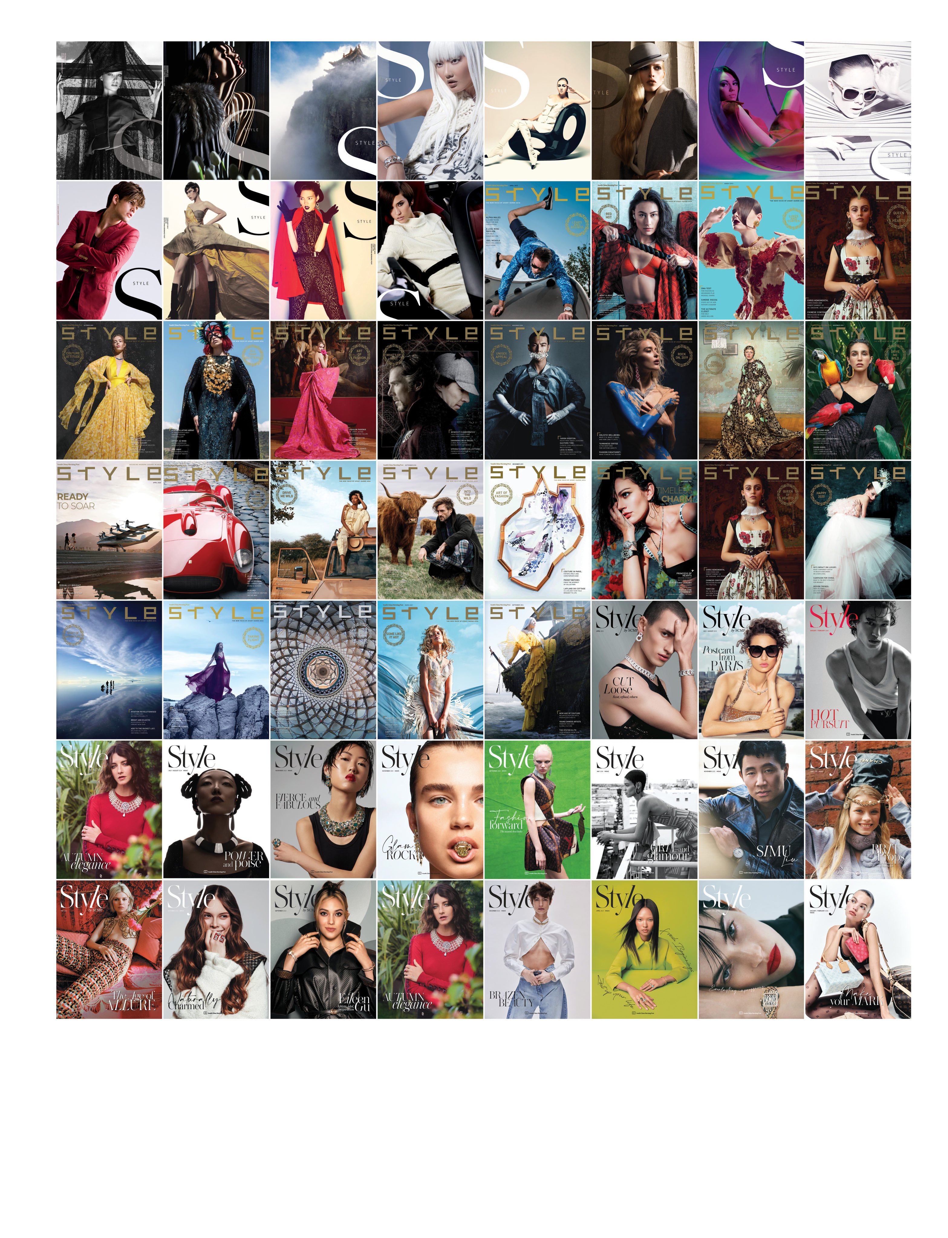 Style by SCMP covers over the decades. Photos: SCMP Archives