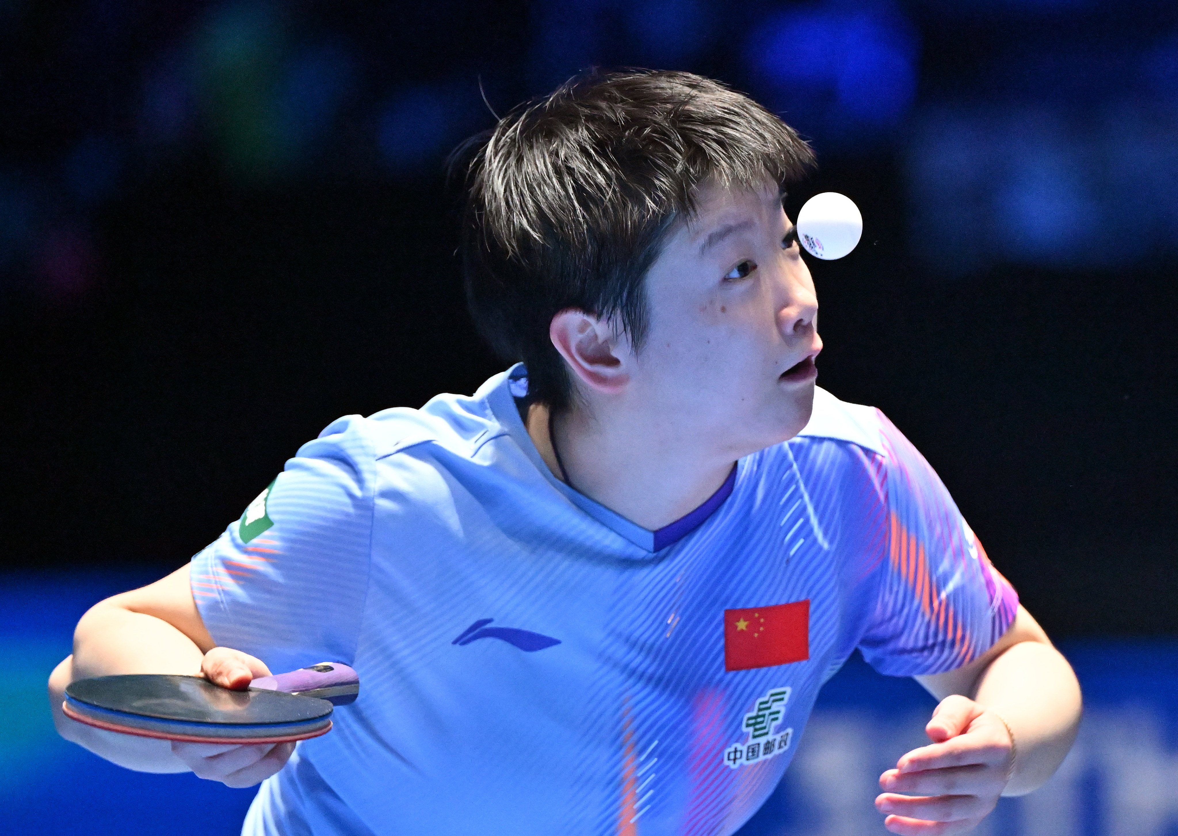 Sun Yingsha won her first ITTF-ATTU Asian Cup singles title. Photo: Xinhua