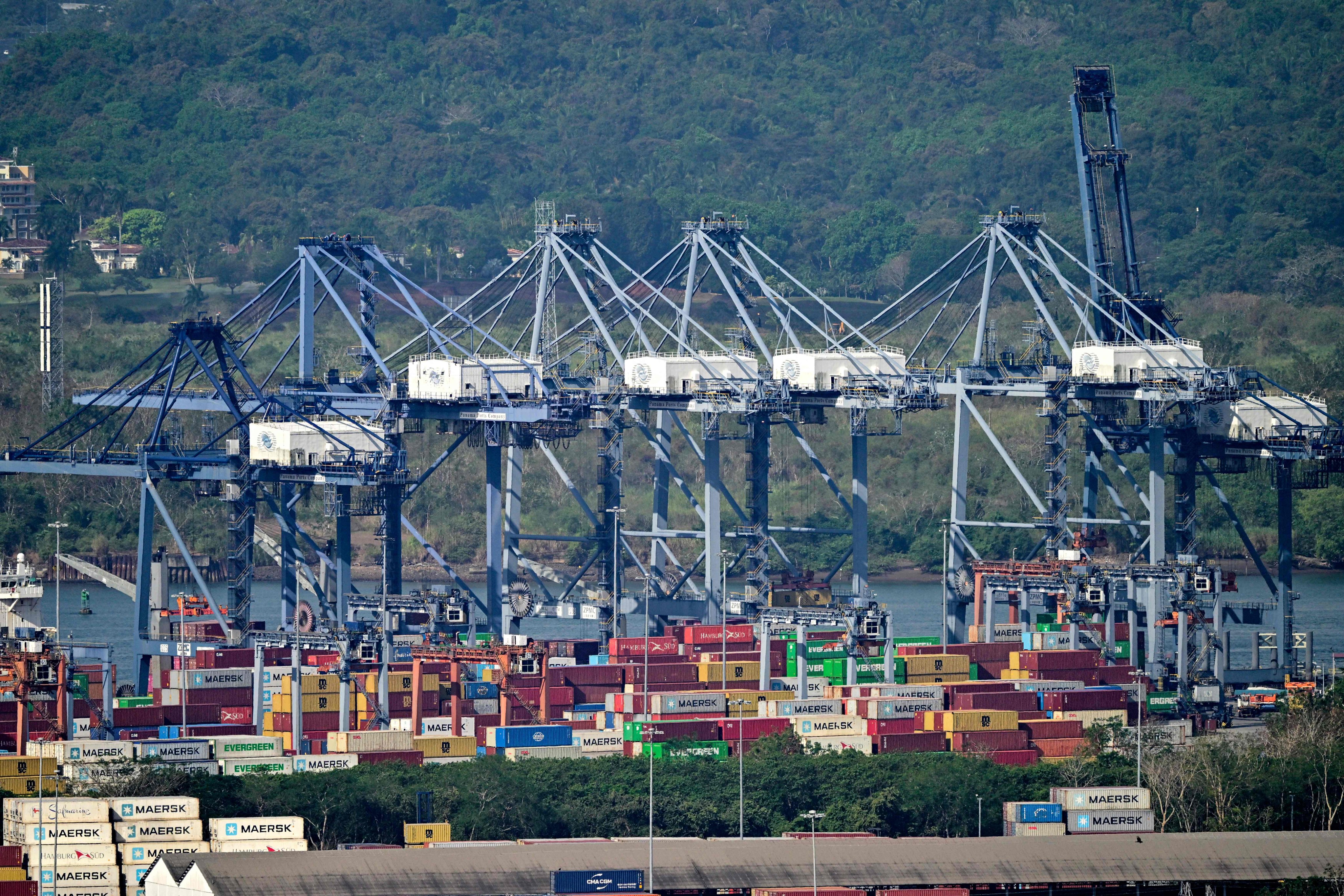 The Port of Balboa in Panama. Photo: AFP