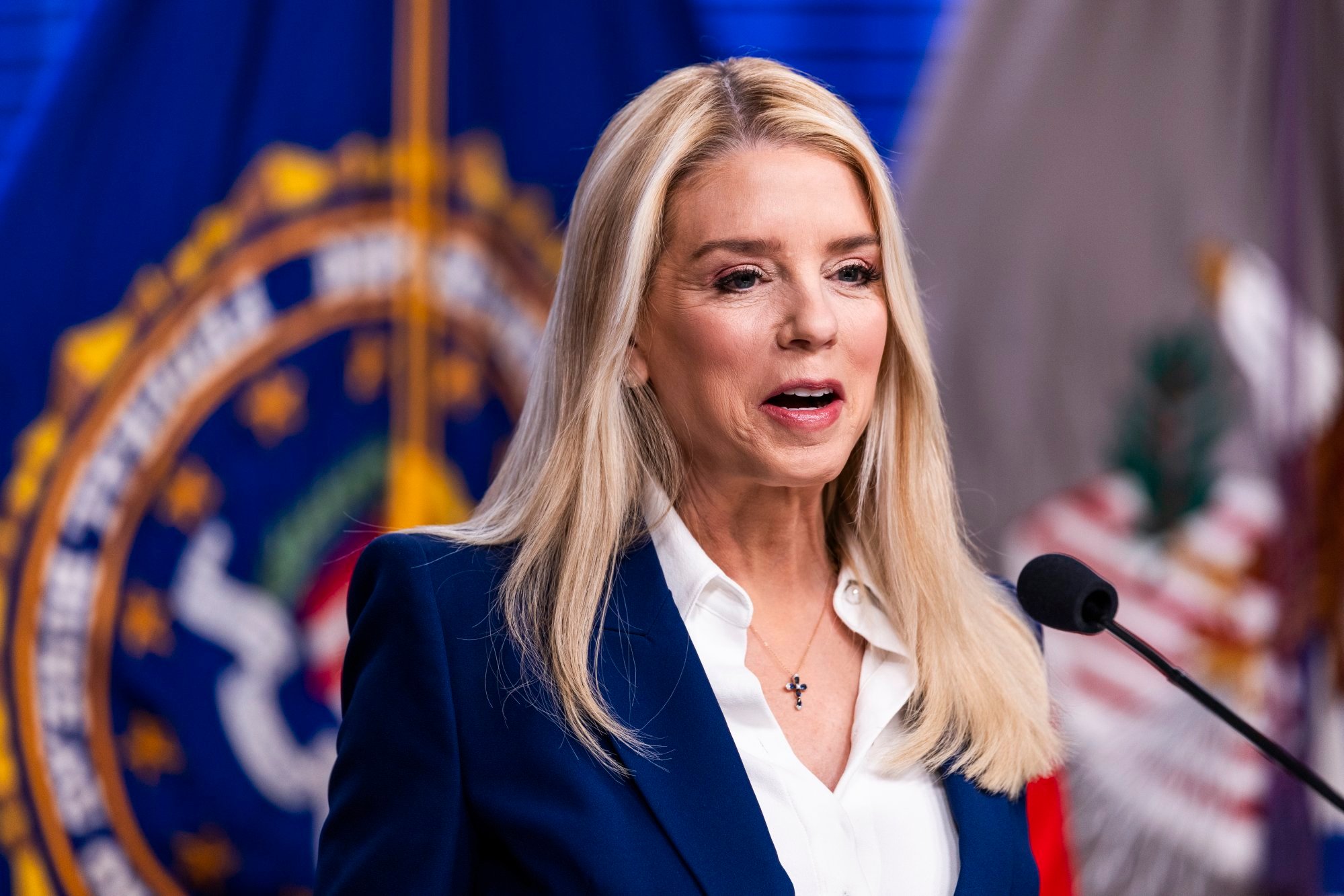 Democrats highlighted US Attorney General Pam Bondi’s announcement of a significant weakening of enforcement under the Foreign Agents Registration Act. Photo: EPA