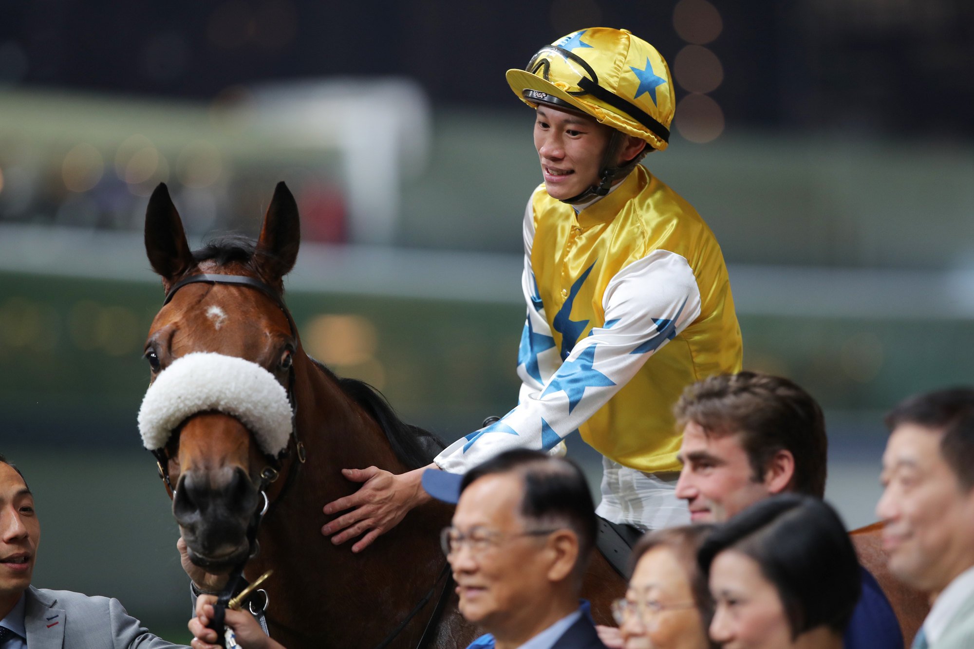 All smiles for Jerry Chau after Inno Super’s win.