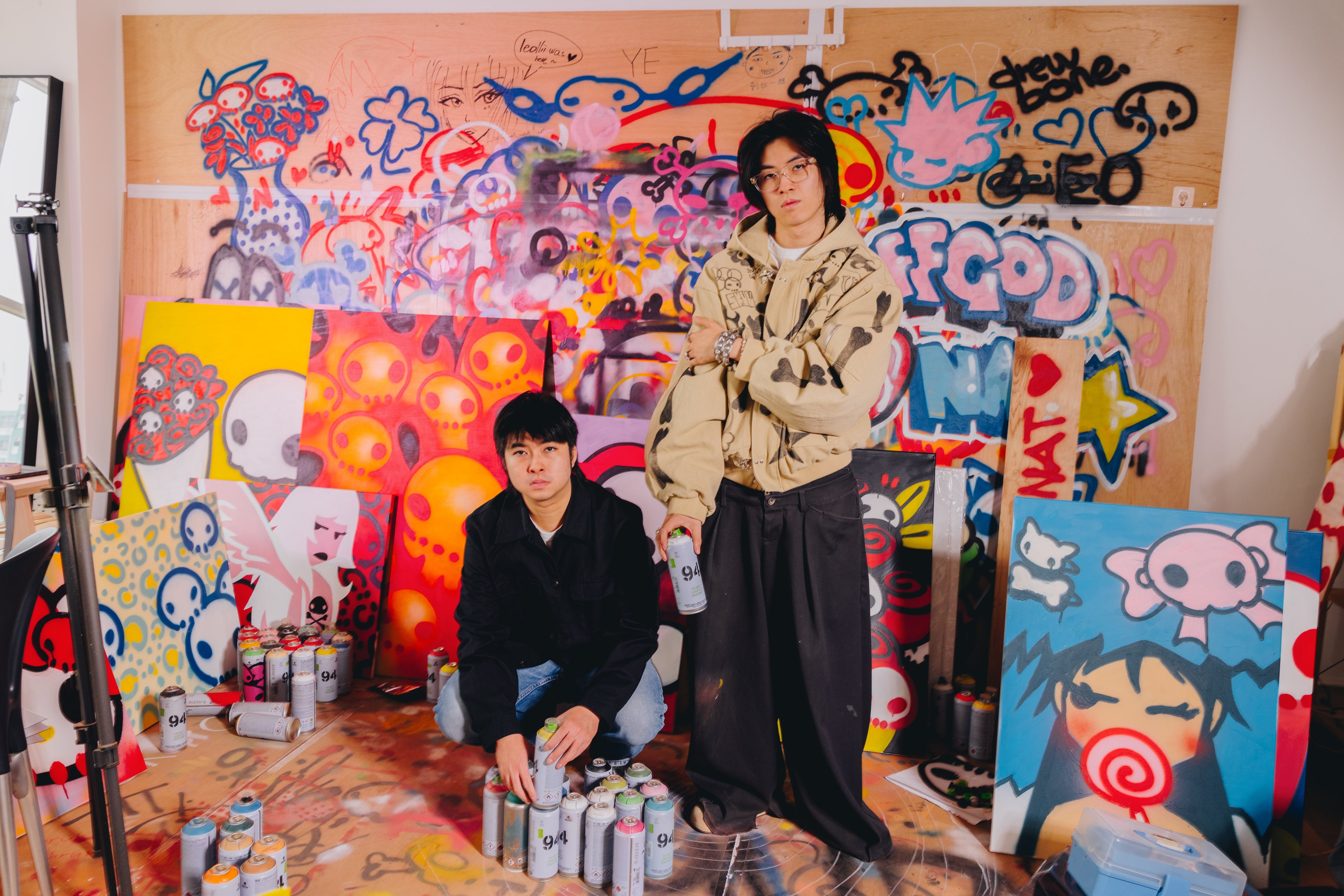 Hong Kong-born brothers Tate and Andrew Mok are the multidisciplinary creative duo known as Offgod:Tate. Photo: Jocelyn Tam