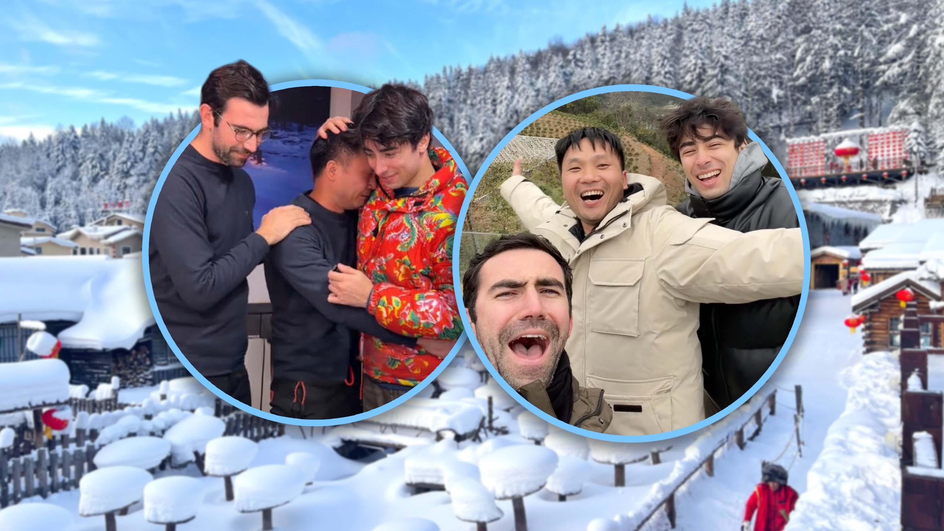 A Chinese taxi driver hired by two foreign influencers took the pair on a 4,000-kilometre journey. The cabby says his life has become “incredible” as a result. Photo: SCMP composite/Shutterstock/Douyin