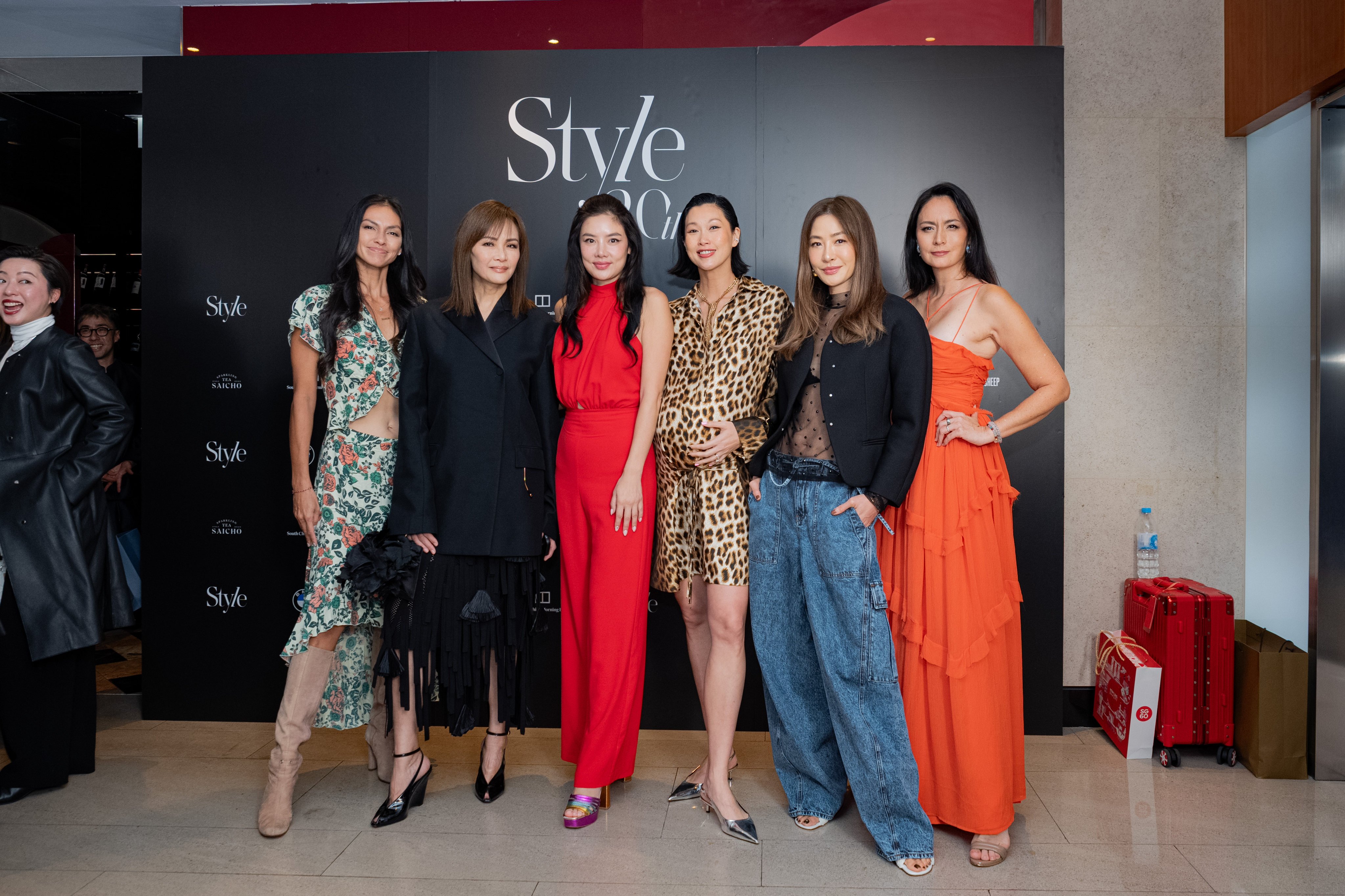 (From left) Rosemary Vandenbroucke, Janet Ma, Gaile, Angie Ng, Kathy Chow and Ana Rivera at Style by SCMP’s 20th anniversary party in Hong Kong on February 11. Photo: Style by SCMP