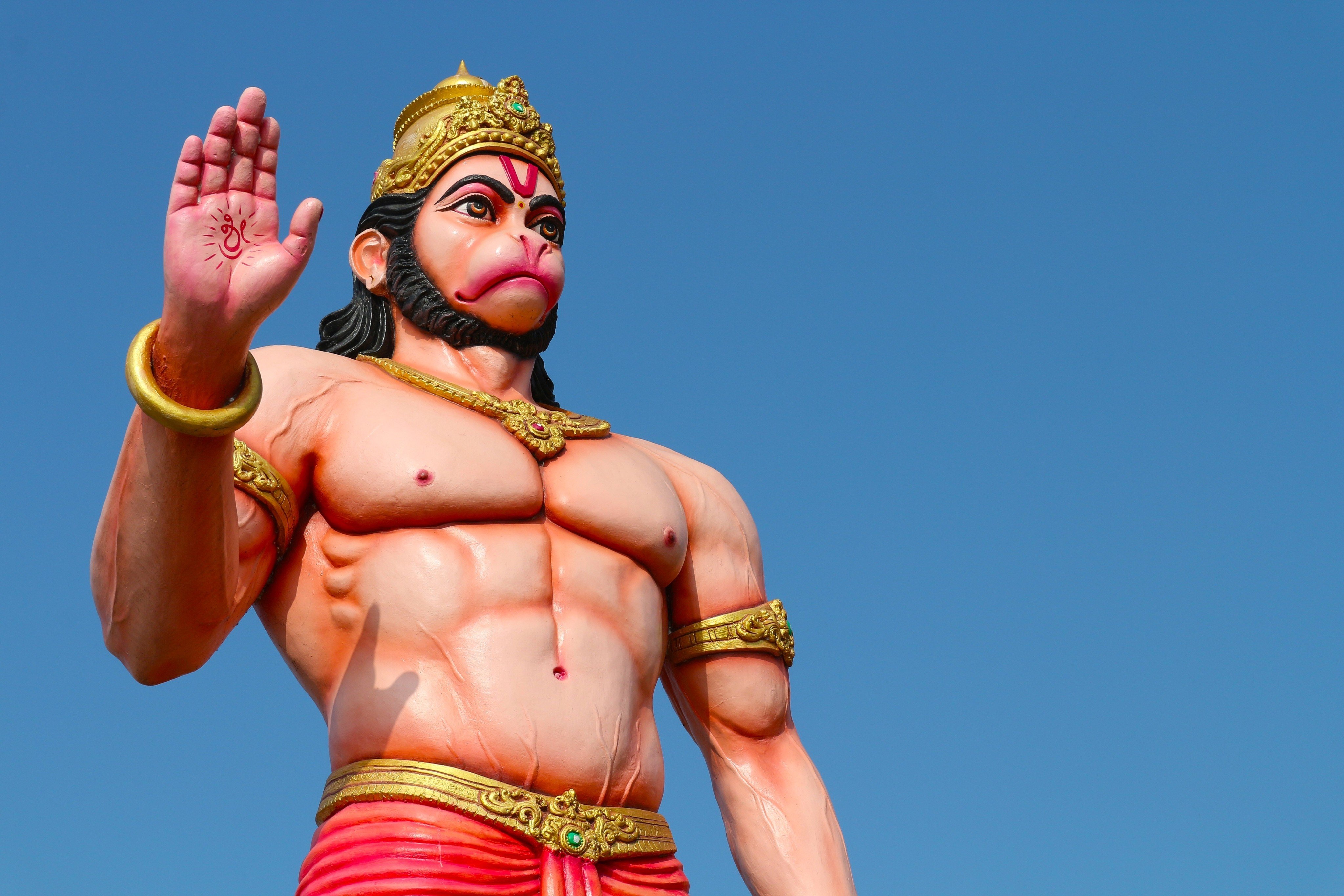 A statue of Hanuman, the revered monkey god central to the Hindu epic “Ramayana”. In China, he is best known as the mischievous and much-loved Sun Wukong, also known as the Monkey King - a companion to the Buddhist monk Xuanzang on his legendary journey to India and back immortalised in the classic Chinese novel “Journey to the West”. Photo: Shutterstock