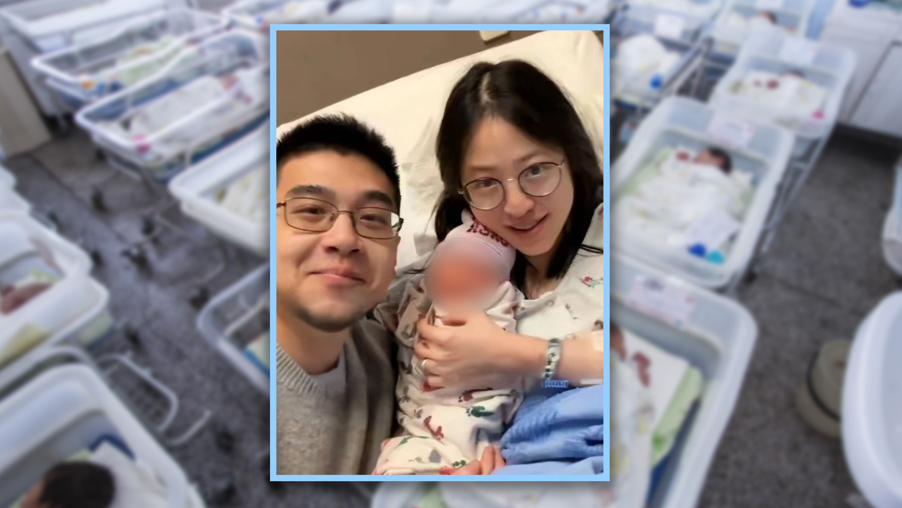 A Chinese influencer with 12 million followers has been slammed for live-streaming his wife’s childbirth. He has been accused of profiting from privacy. Photo: SCMP composite/Shutterstock/Douyin