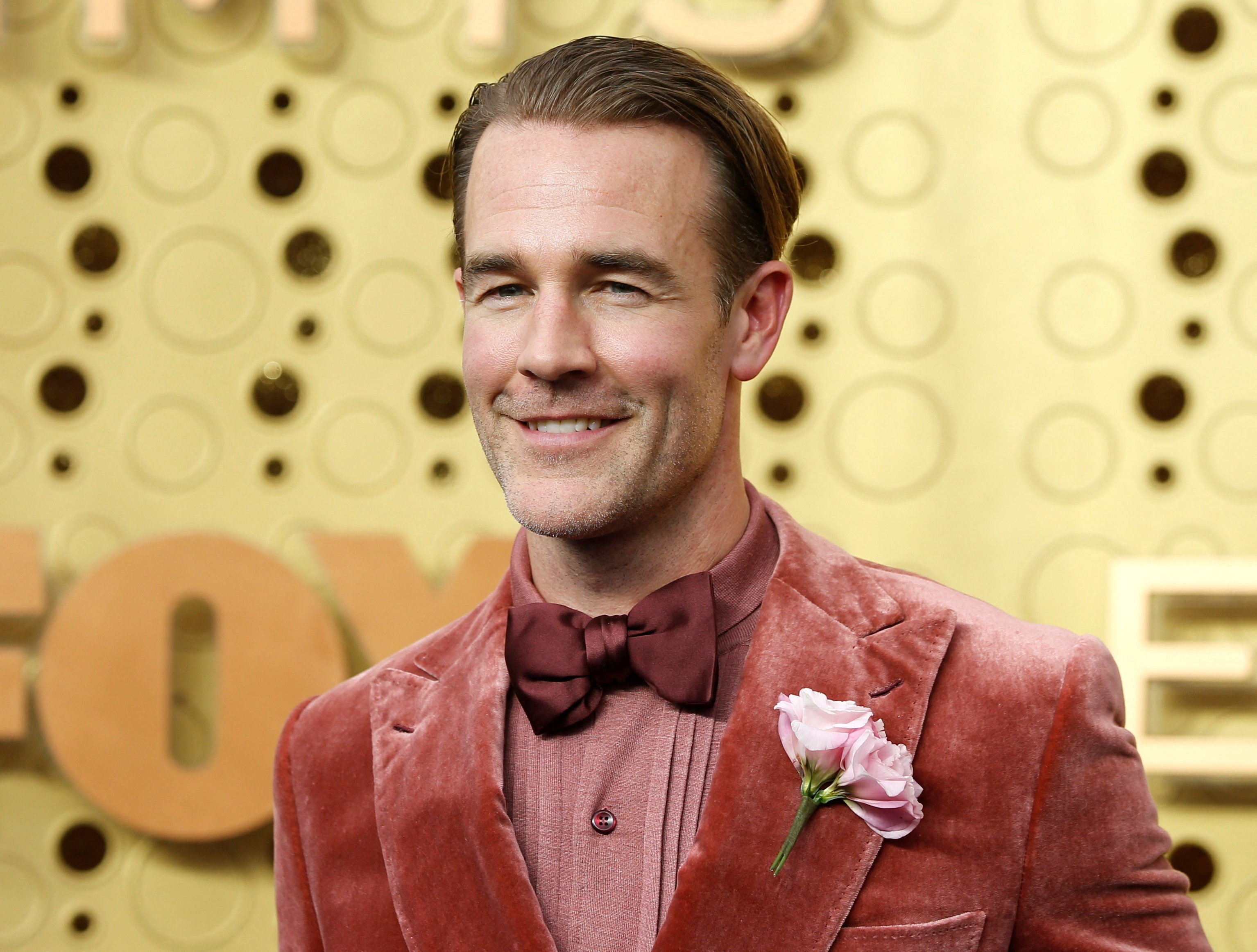 James Van Der Beek arrives for an event in Los Angeles in September 2019. Photo: Reuters