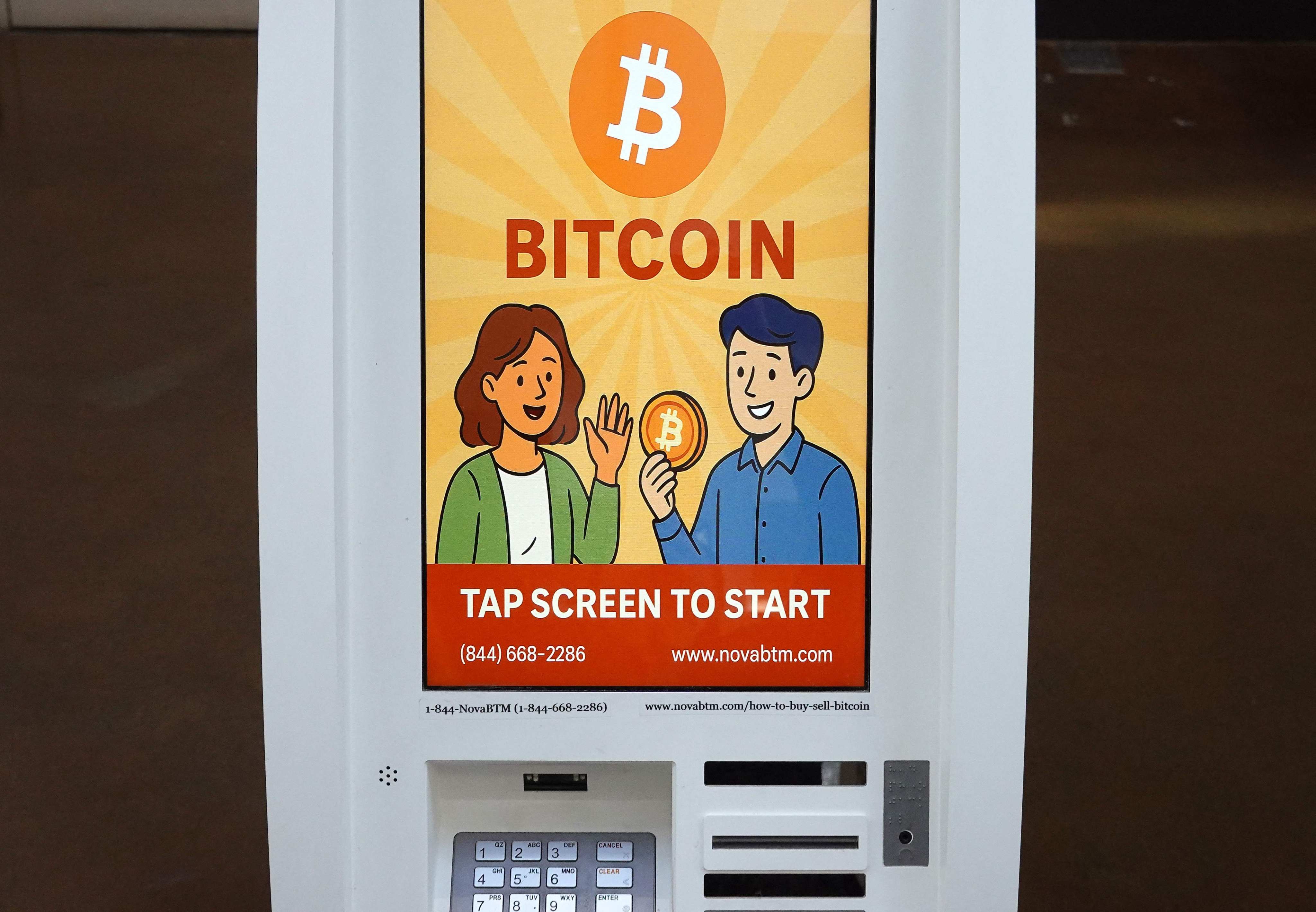 A bitcoin ATM in San Rafael, California. Photo: Getty Images via AFP