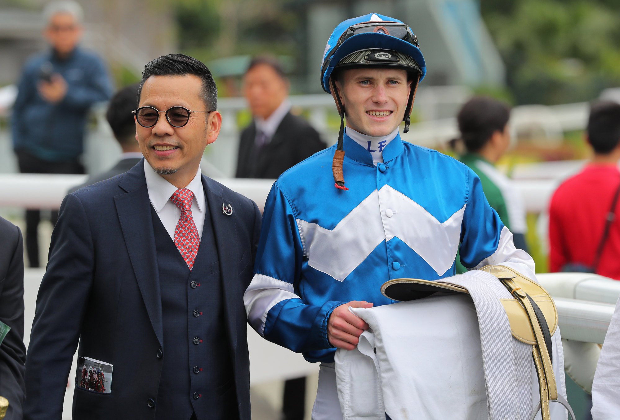 Trainer Frankie Lor and jockey Luke Ferraris team up again with Lucky With You on Saturday.