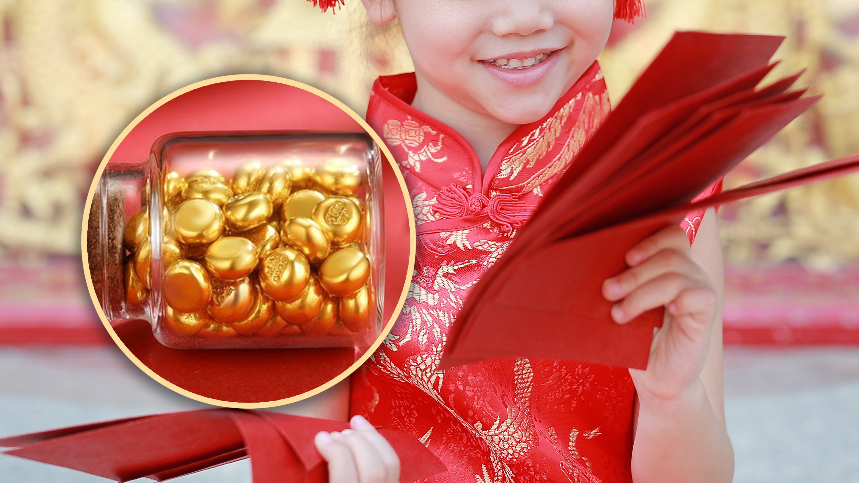 A 10-year-old girl in China began buying gold with her Lunar New Year lucky money three years ago, motivated by her concern that her parents might spend it instead. Photo: SCMP composite/Shutterstock/Sohu