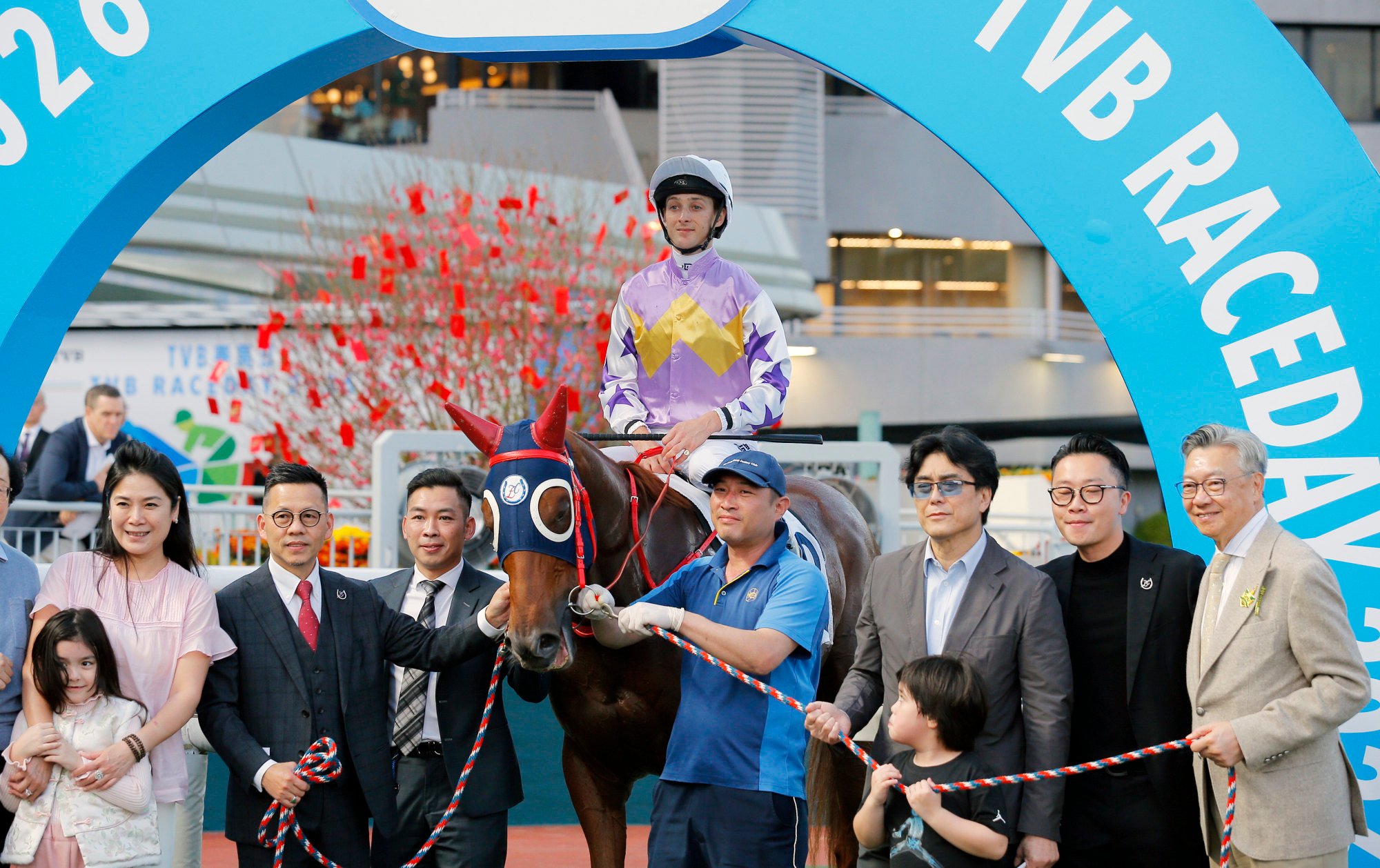 Connections of Stormy Grove celebrate his incredible triumph.