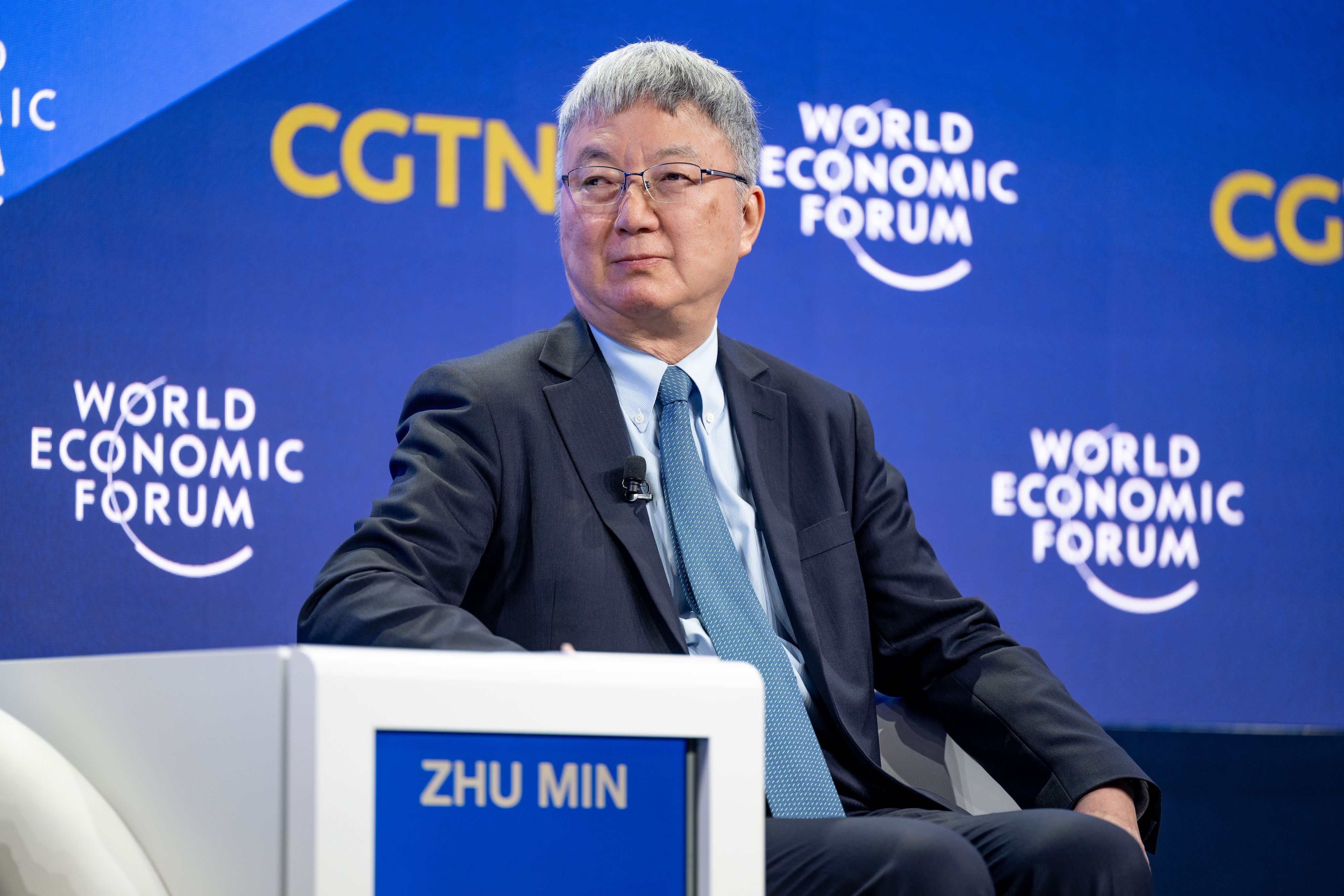 Zhu Min, seen here at the World Economic Forum in Davos, Switzerland last year, is the former deputy director of the International Monetary Fund and former deputy governor of the People’s Bank of China. Photo: World Economic Forum / Sandra Blaser