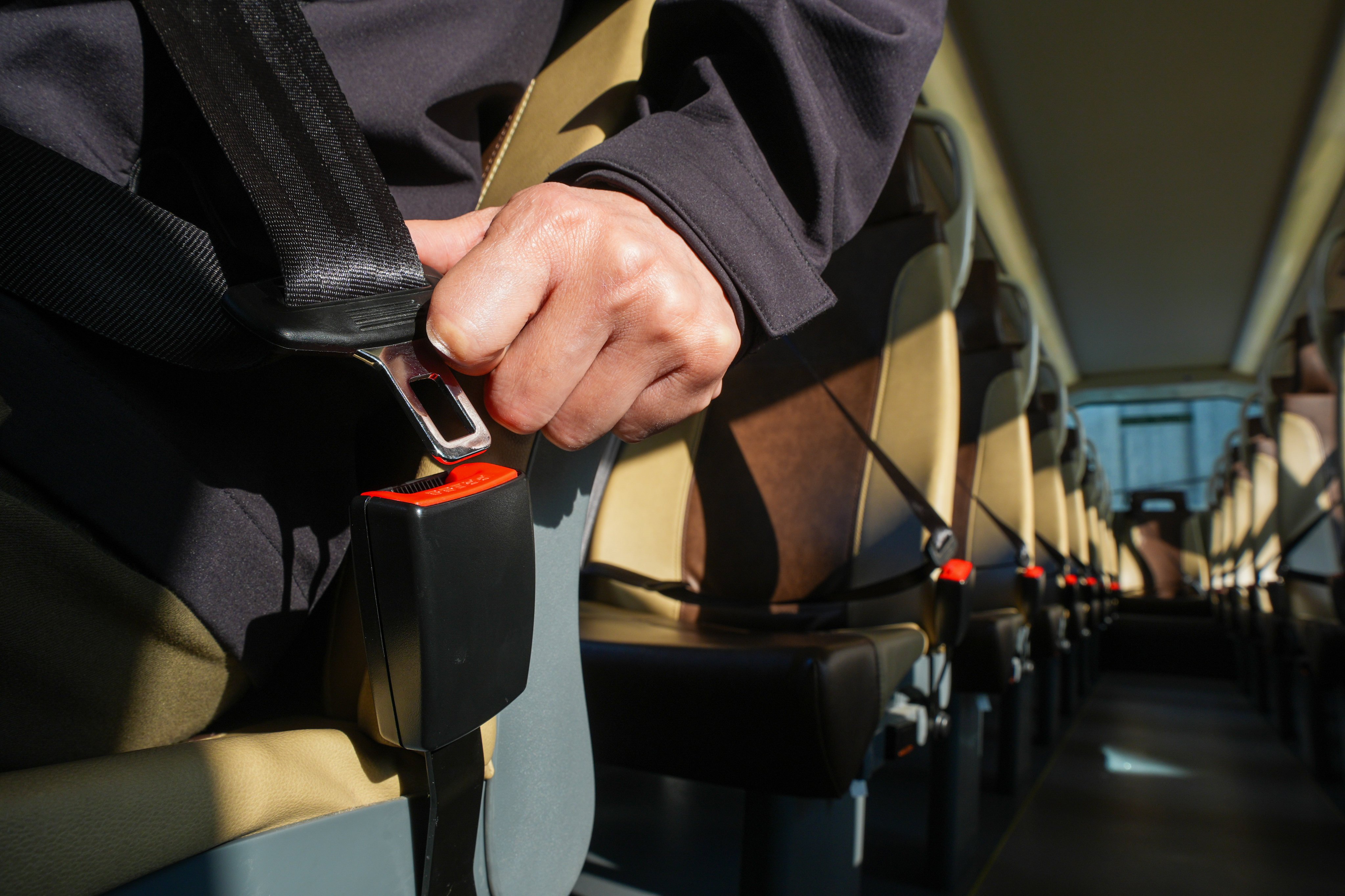 Last month, authorities repealed a law requiring bus passengers to buckle up. Photo: Eugene Lee