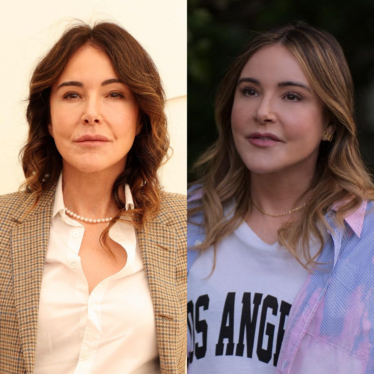 Actress Christa Miller plays Liz in AppleTV+ series Shrinking. Photos: AFP, Handout