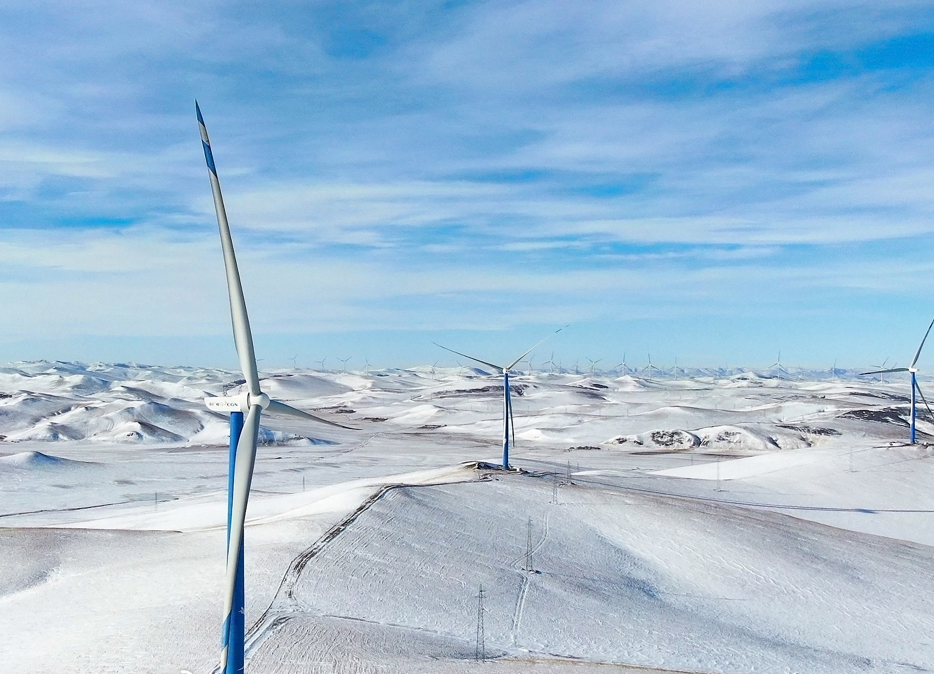 Inner Mongolia provides 57 per cent of the country’s exploitable wind power. Photo: CGNPC