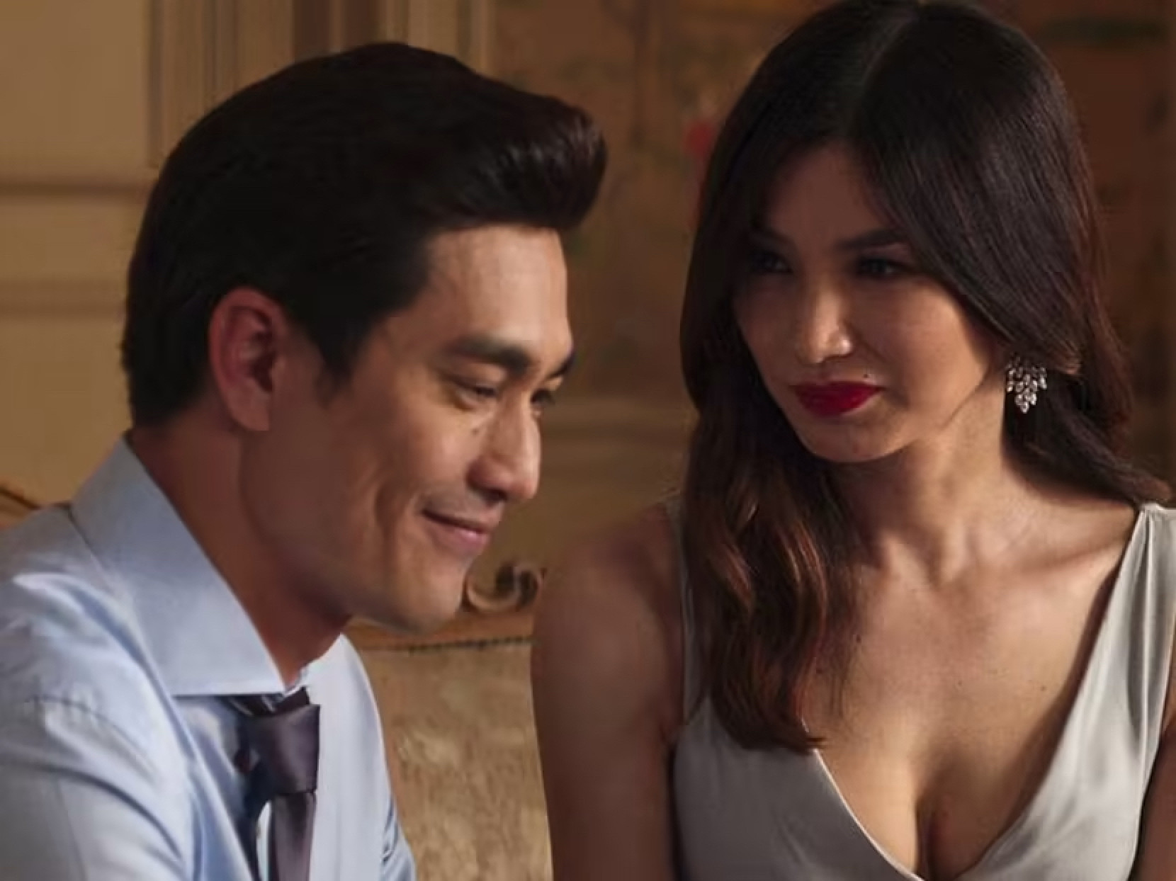 Pierre Png and Gemma Chan / Courtesy of Warner Bros