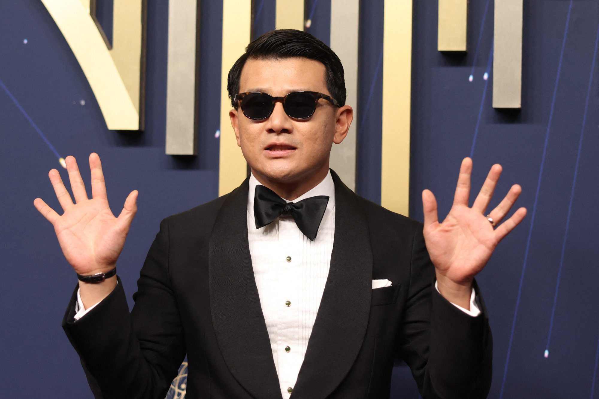 Ronny Chieng on the red carpet at the 2025 Emmy Awards. Reuters-Yonhap