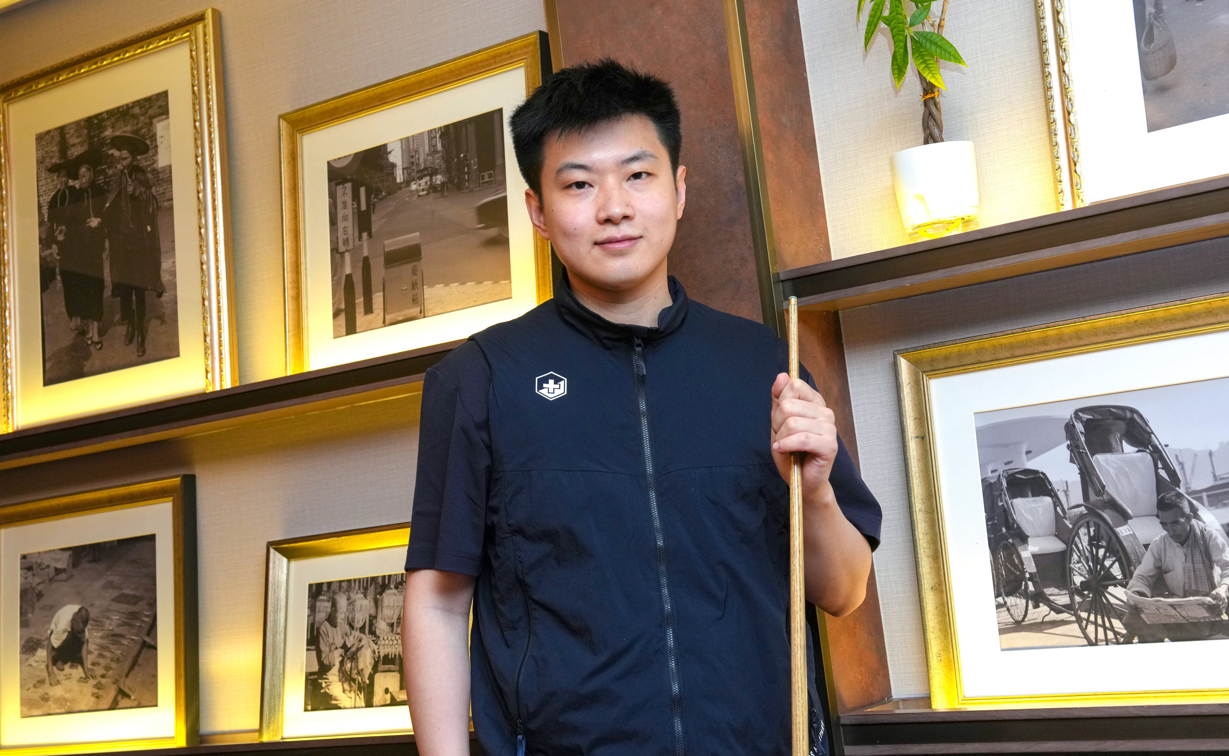 Chinese snooker player Zhao Xintong will not be wearing black for his first match at the Players Championship. Photo: Jelly Tse