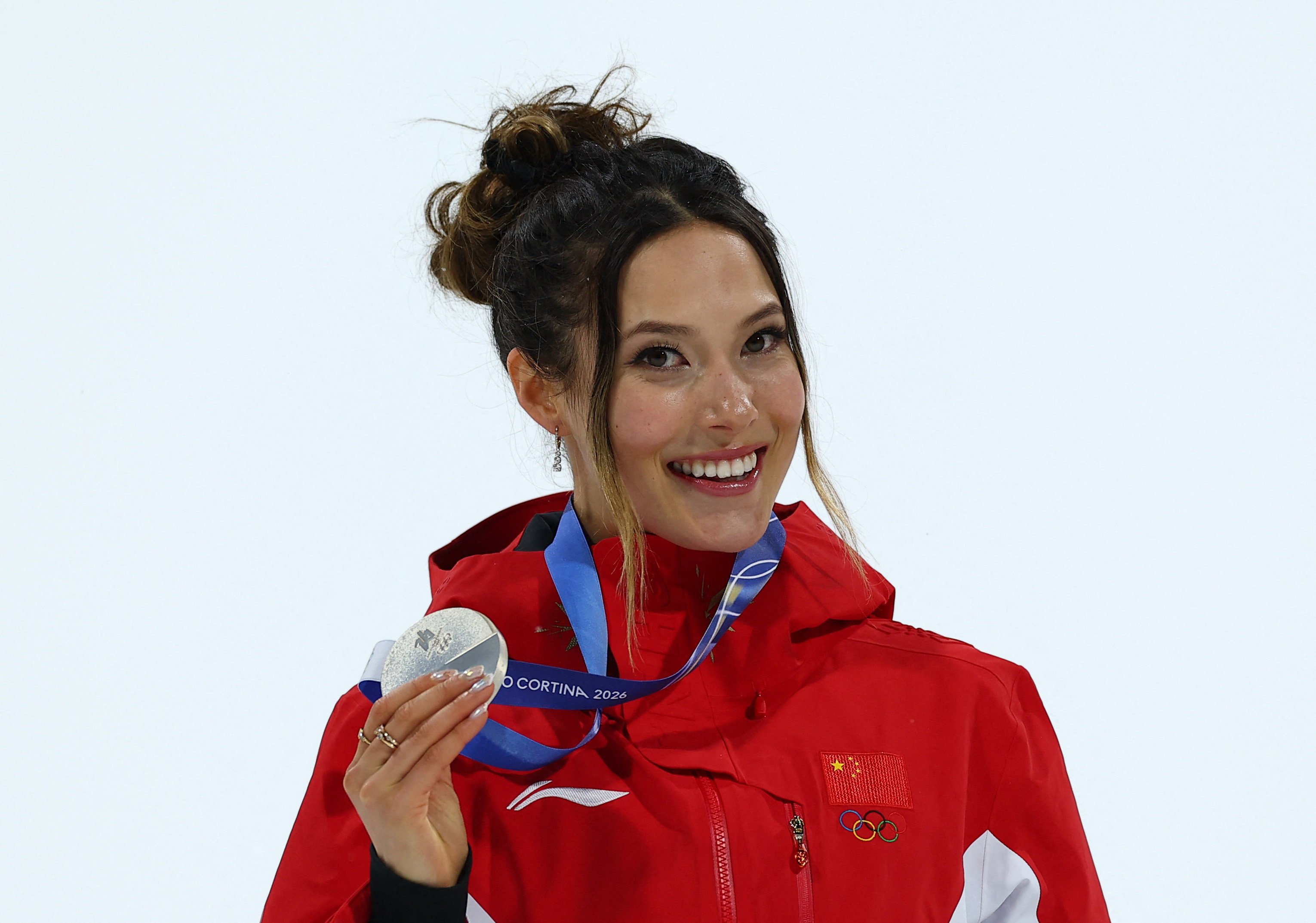 Eileen Gu made the comment after winning silver at the freestyle skiing women’s big air event on Monday. Photo: Reuters