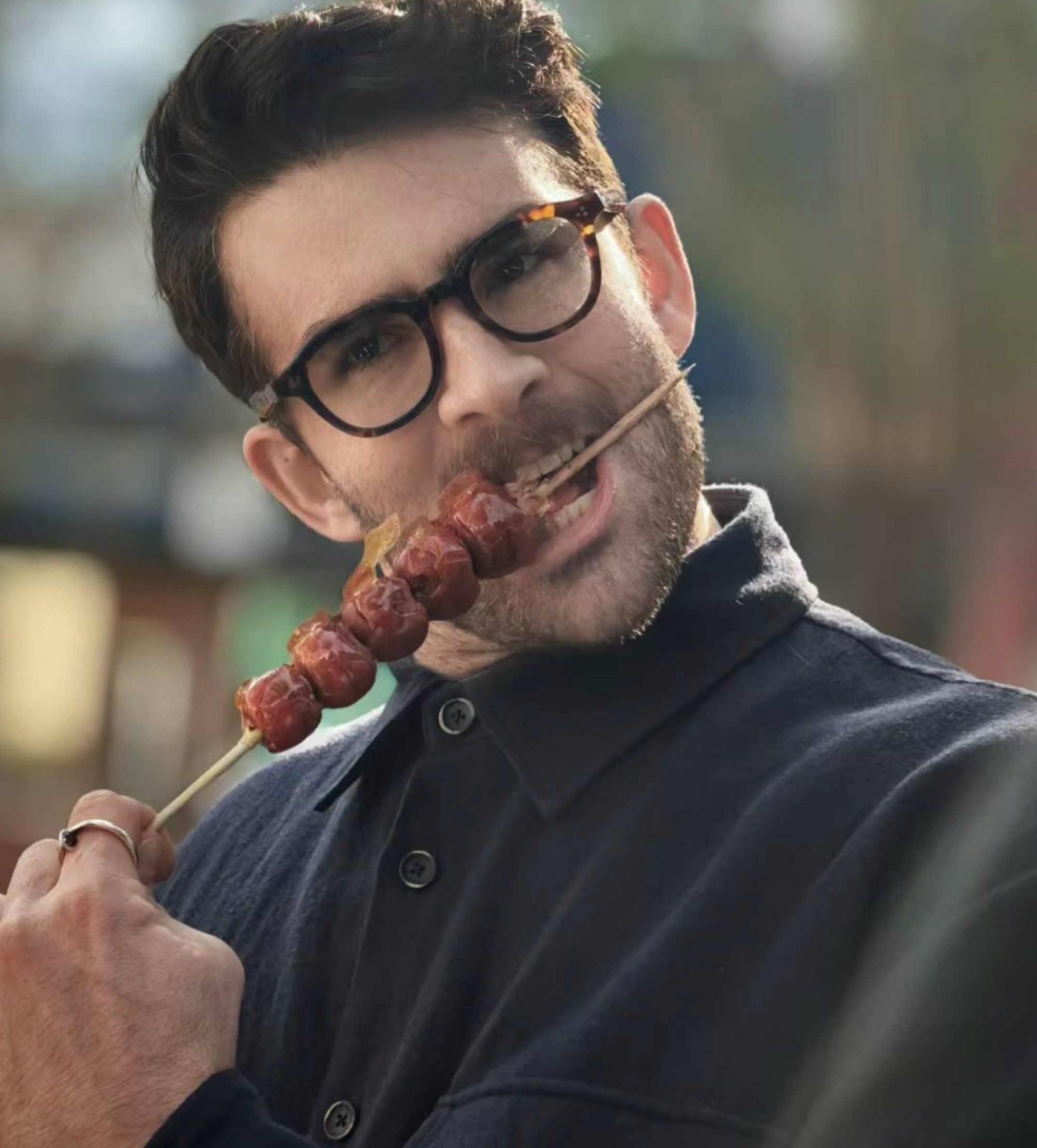 The popular live-streamer and commentator during his trip to China. Photo: Instagram/Hasan Piker