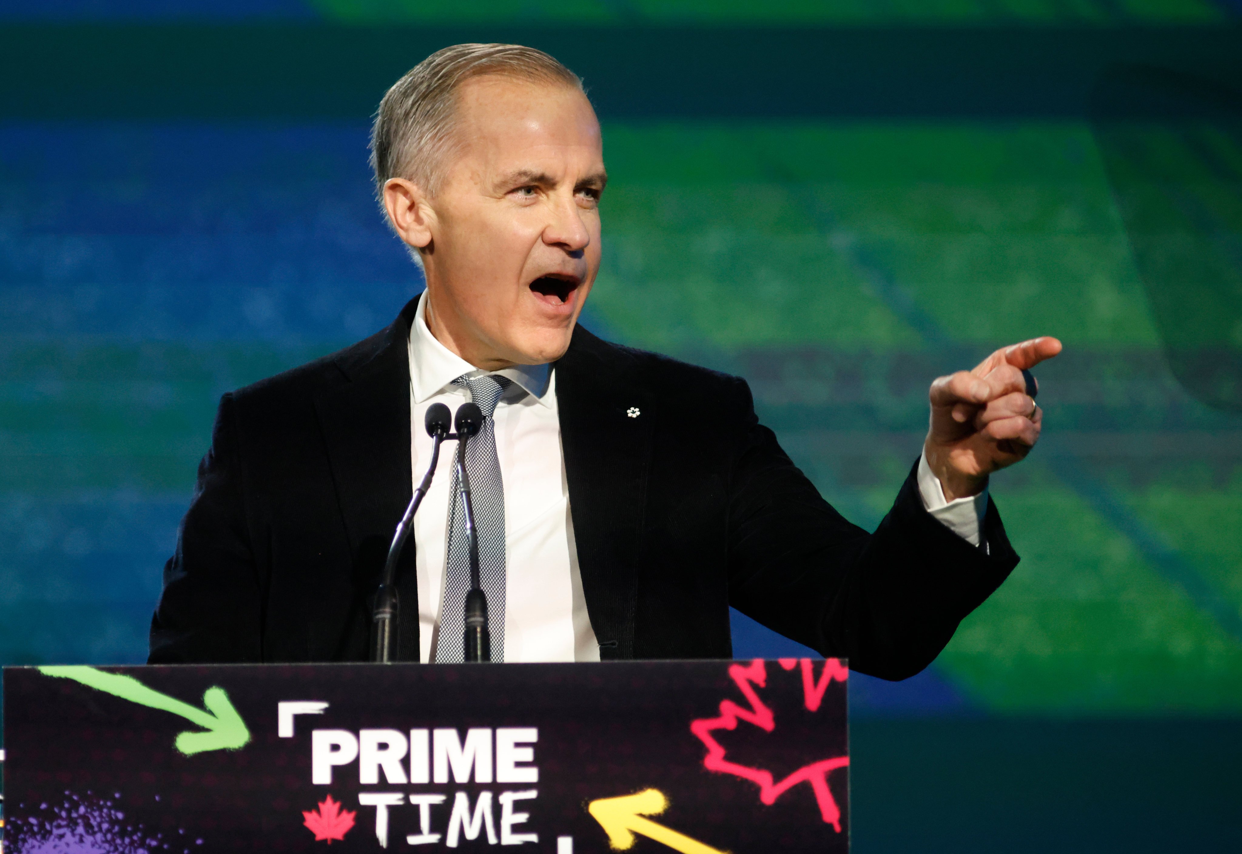 Canadian Prime Minister Mark Carney speaks at an event in Ottawa in January. Photo: The Canadian Press via AP