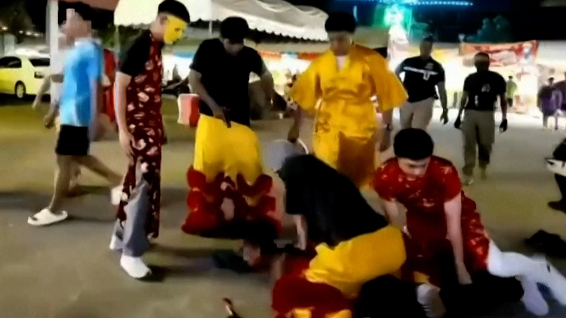 Thai police released footage of officers going undercover as lion dancers to arrest a burglary suspect who allegedly stole US$64,000 worth of Buddhist artefacts.