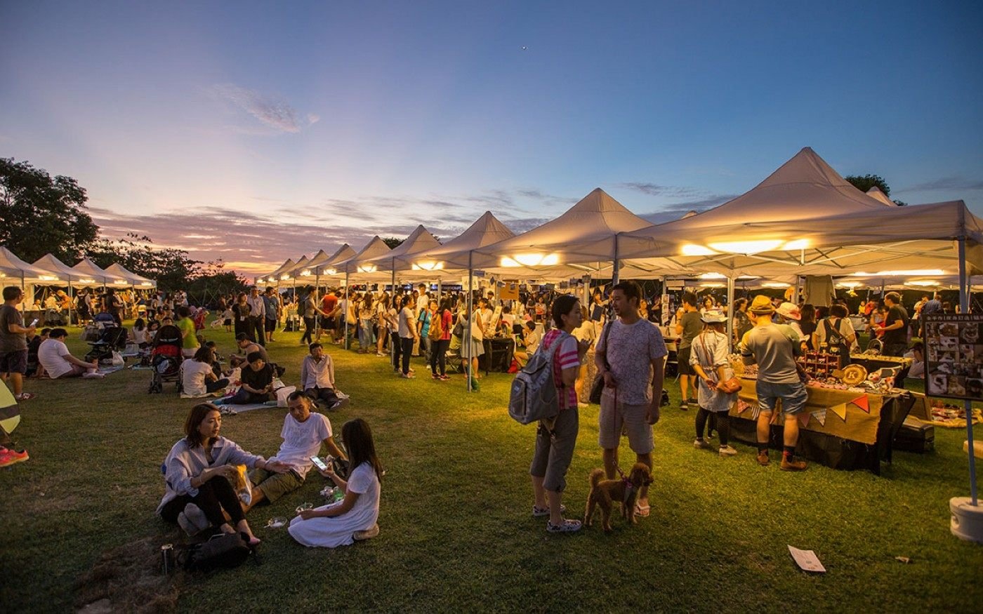 Events at WestK Nightscapes in West Kowloon Art Park this weekend include food markets, live music and workshops. Photo: WestK