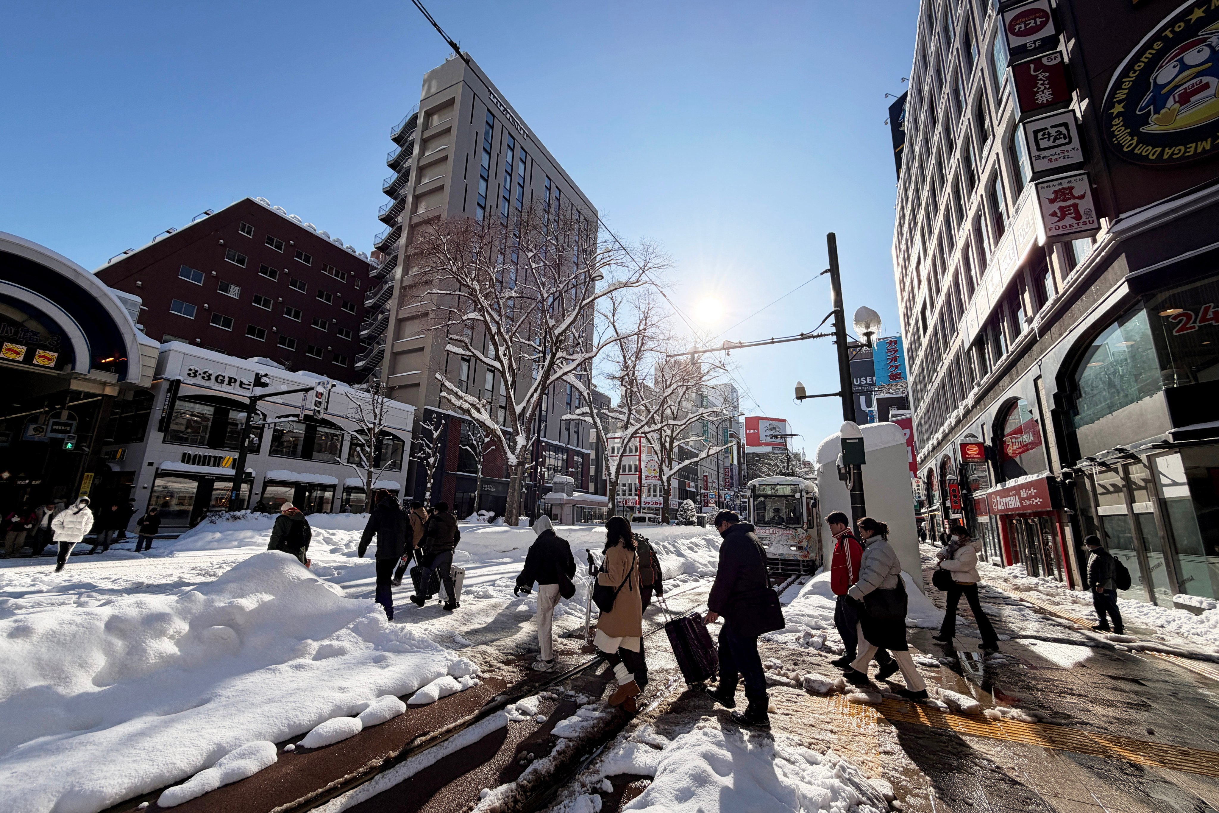 Sapporo is a popular winter holiday destination and hosts a world-famous annual snow festival in February. Photo: Getty Images