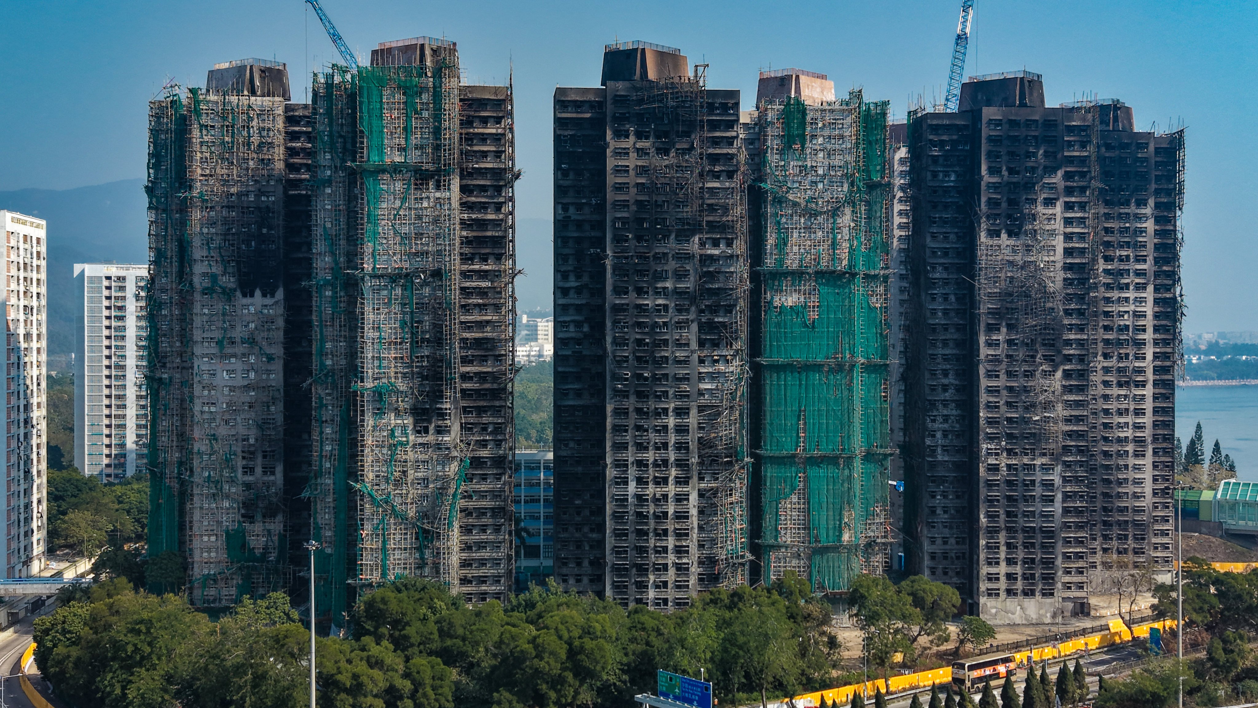 The deadly fire killed 168 people at Wang Fuk Court last November. Photo: Sam Tsang