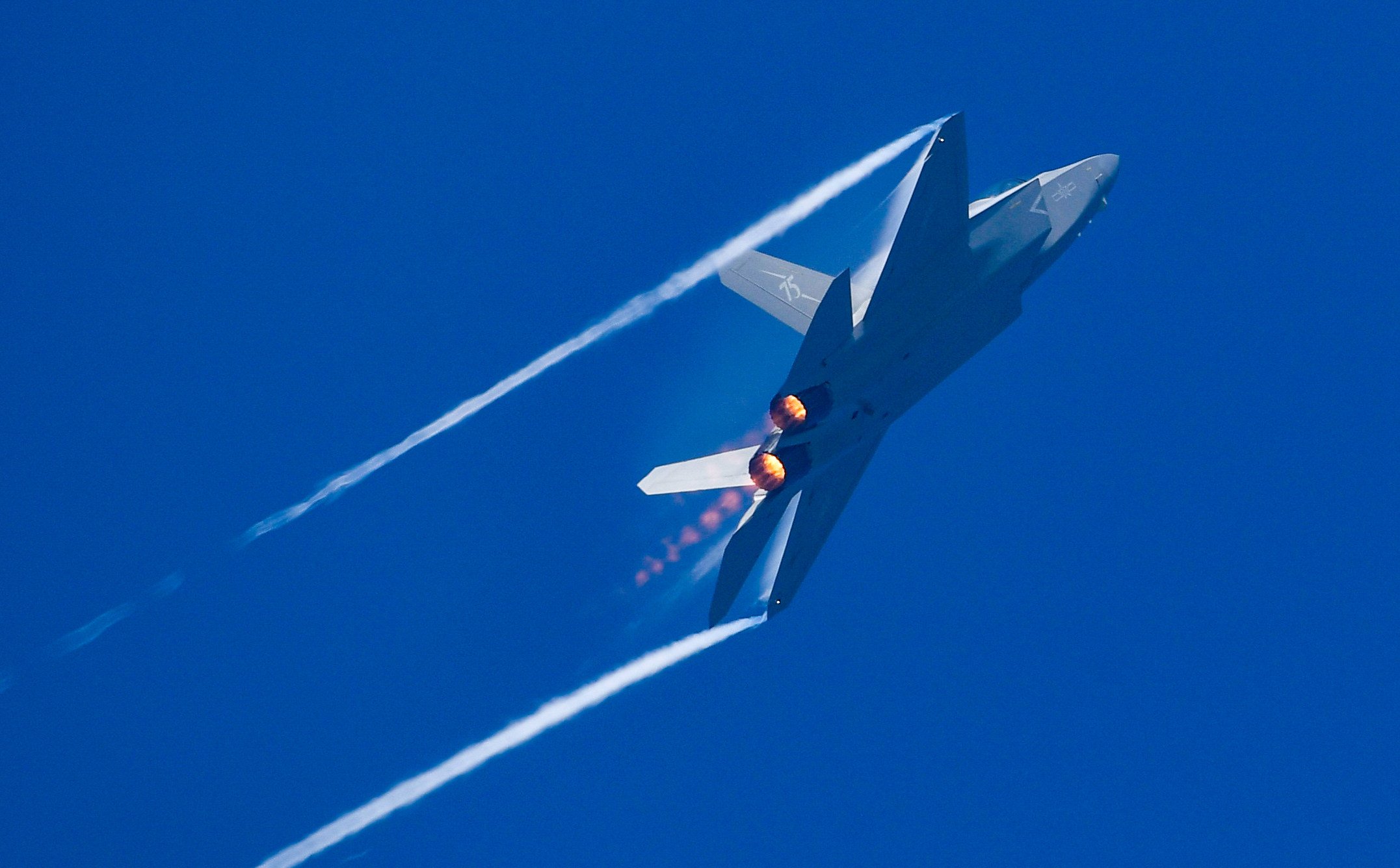 A J-35A stealth fighter at the Zhuhai Airshow in 2024. Photo: Xinhua