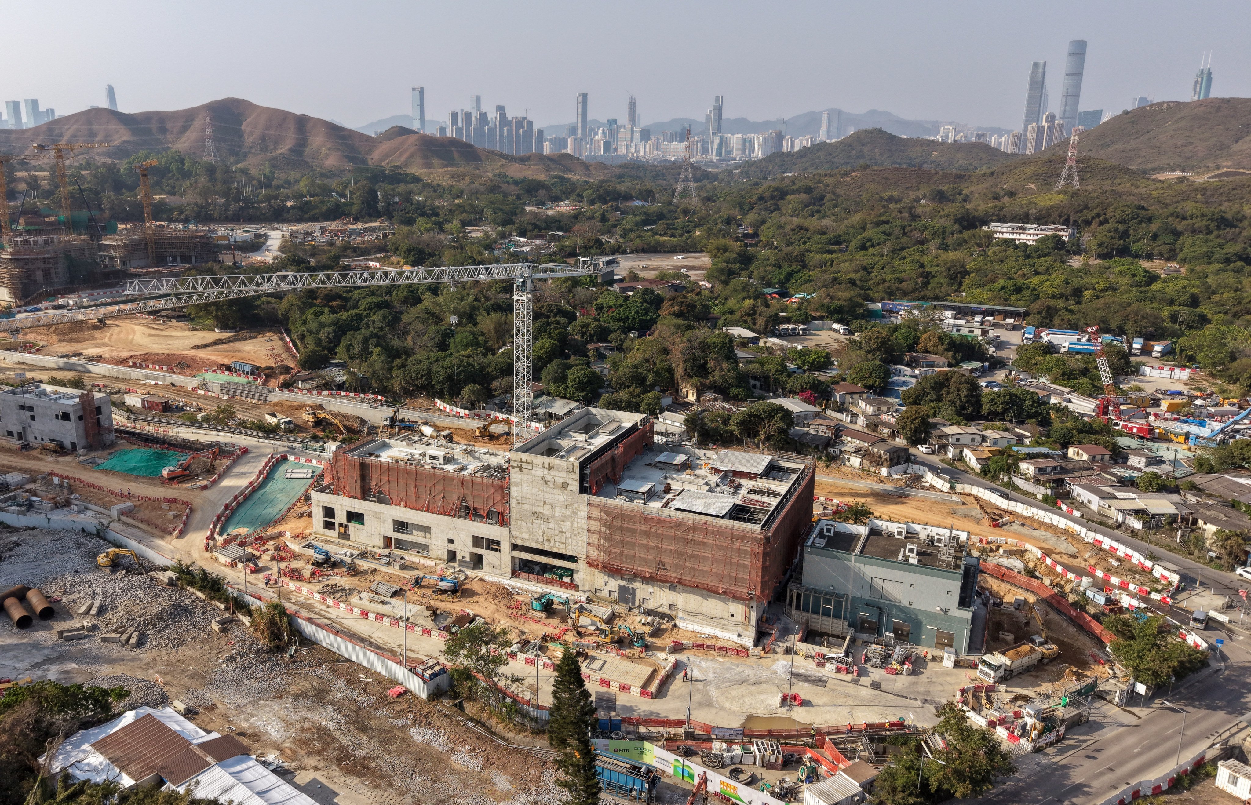 Work on Kwu Tung MTR Station is scheduled for completion in 2027. Photo: Sam Tsang