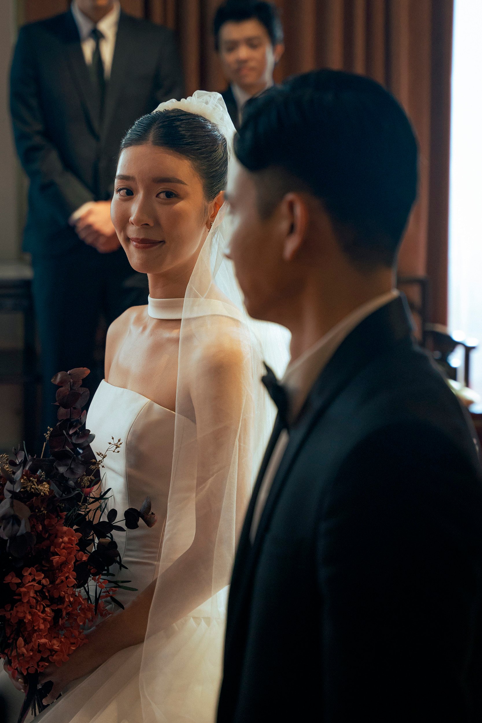 Jennifer Yu (left) and Liu Kuan-ting in a still from Double Happiness.