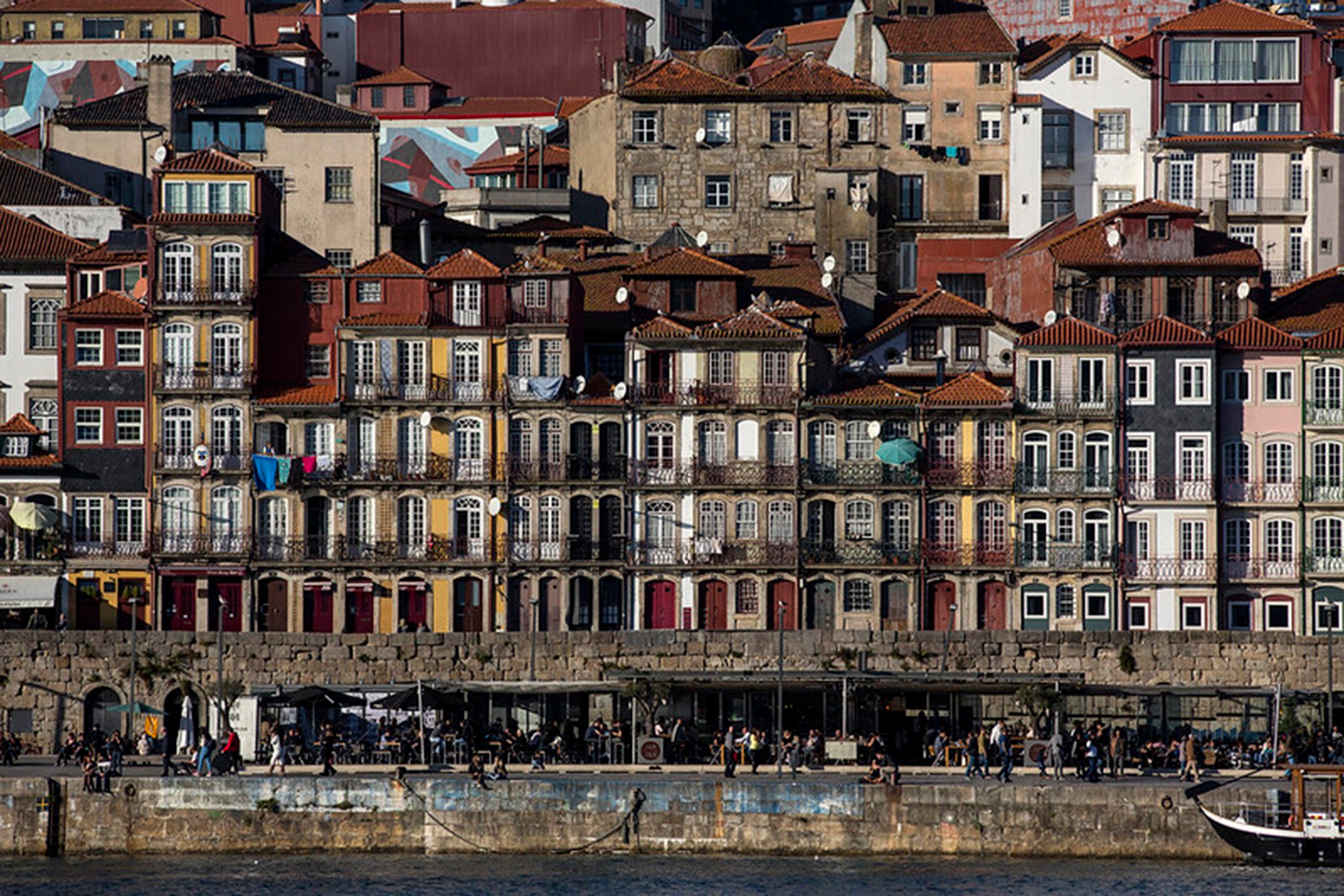 The Portuguese city of Porto, where an elderly woman lay dead in her flat for two years. Photo: Porto Convention and Visitors Bureau via TNS