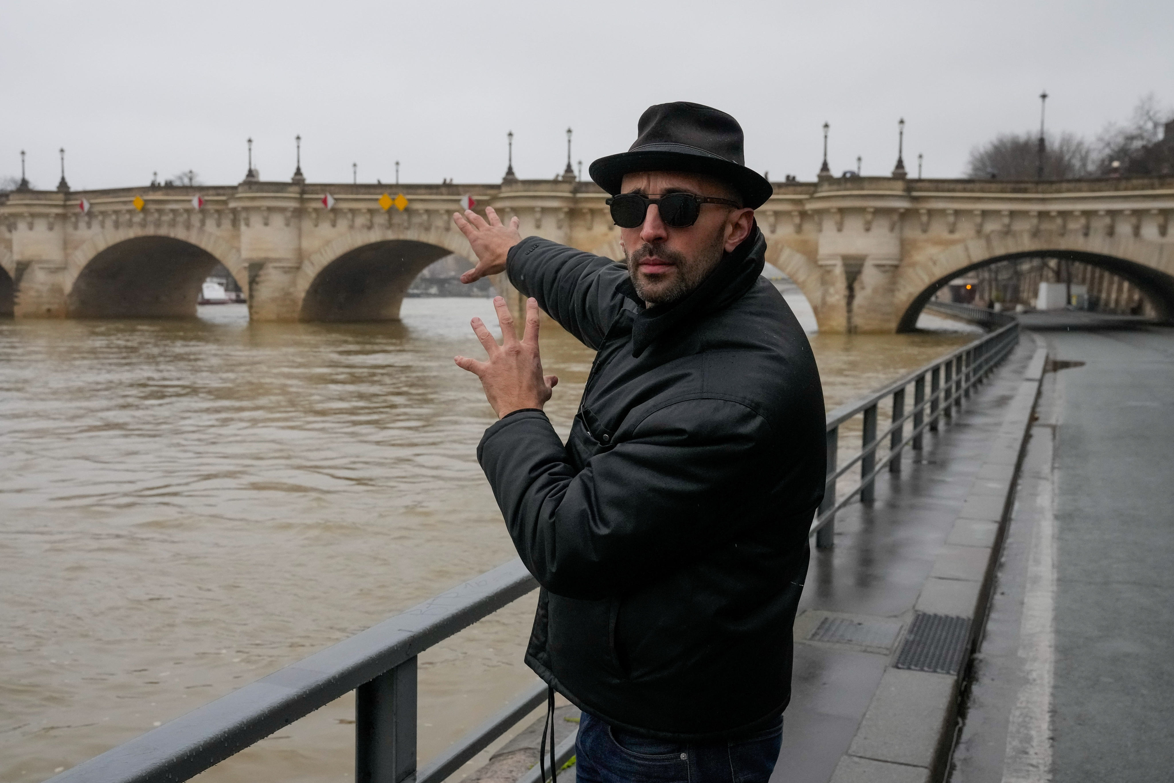 French artist JR plans to turn Paris’ Pont Neuf into a temporary art installation called the Pont Neuf Cavern. Photo: AP