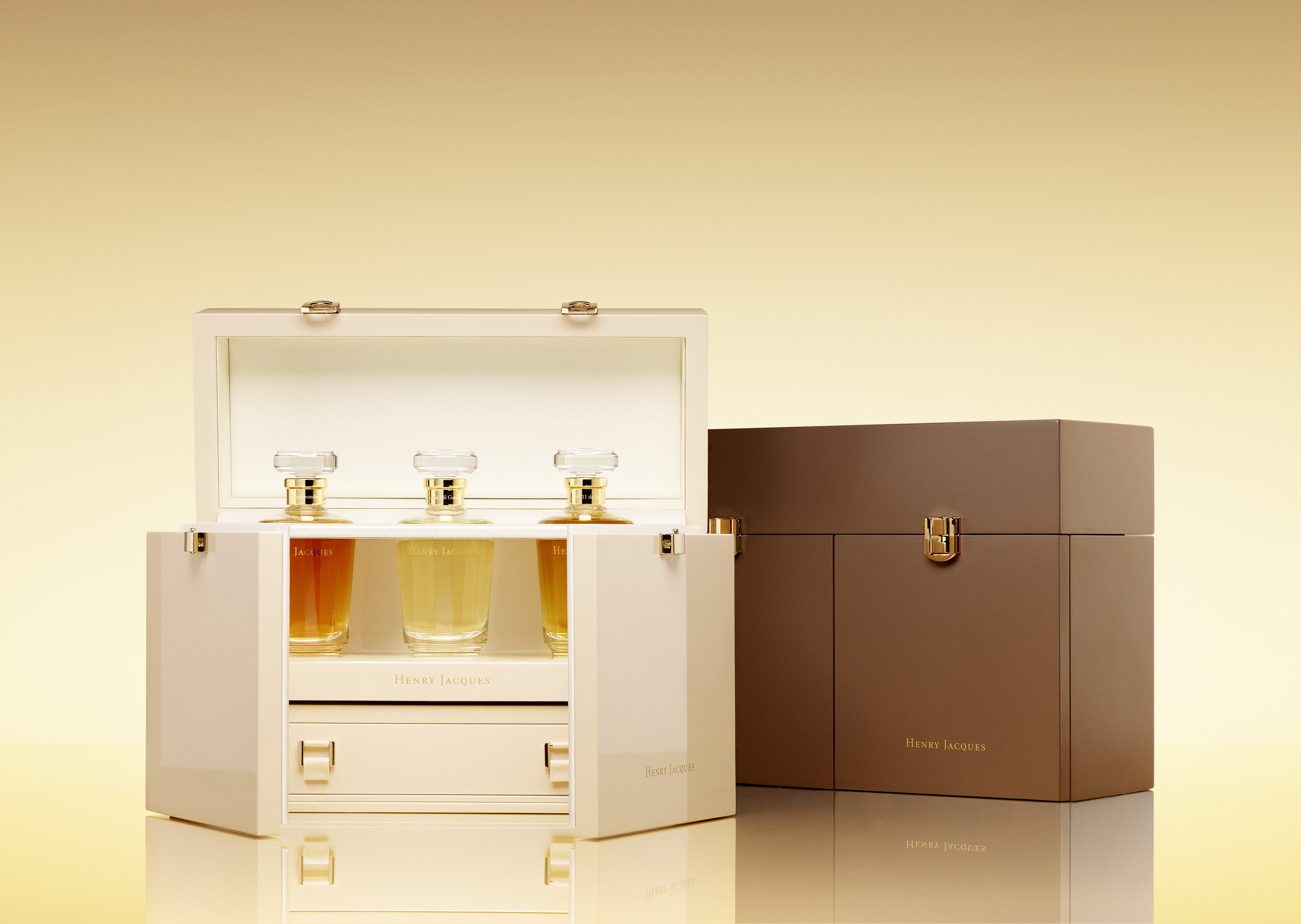 Henry Jacques has introduced Les Boîtes à Parfums – elegant, handcrafted chests designed to house the maison’s Classiques fragrances. Photo: Handout