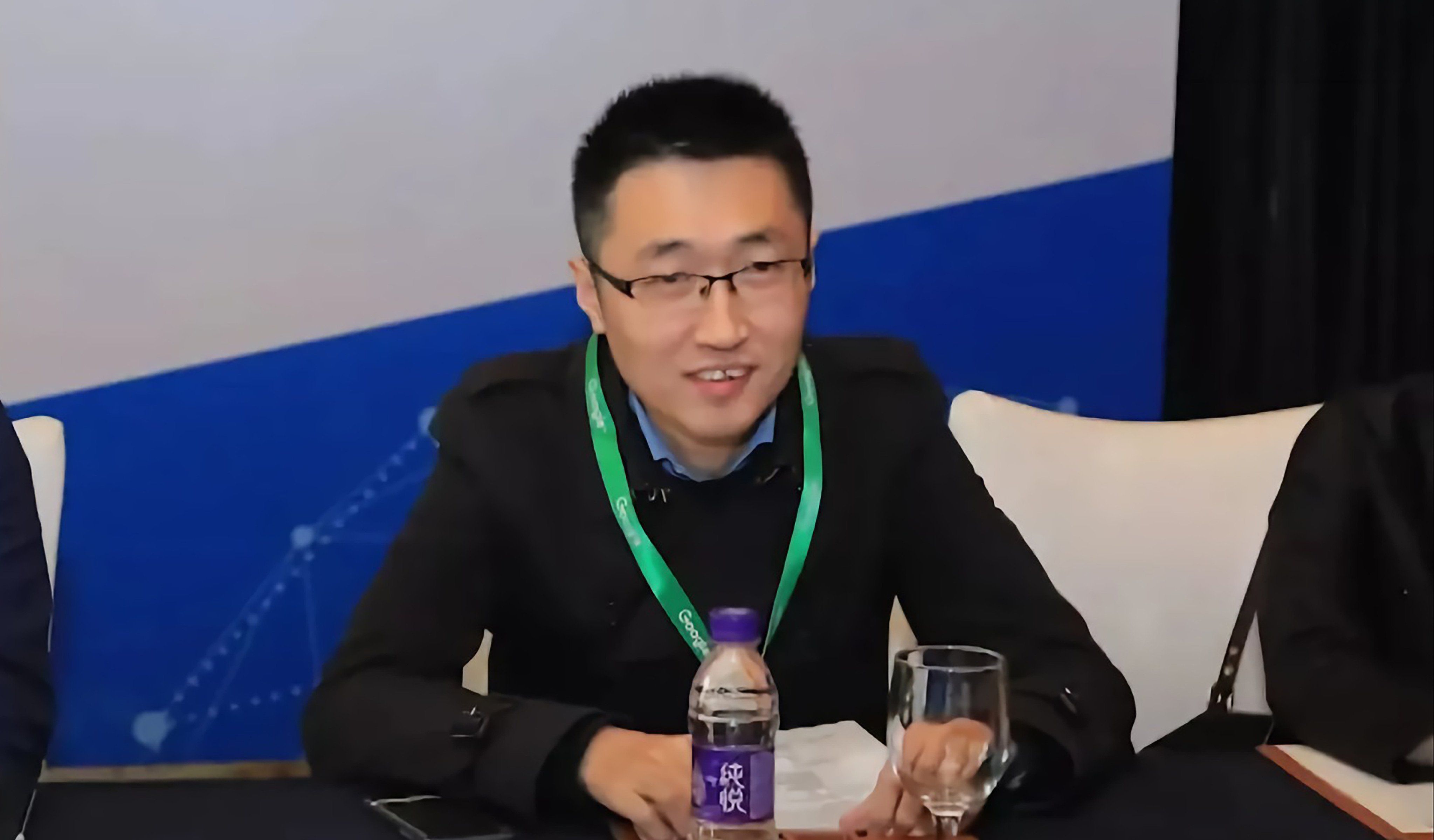 A screenshot of Shein founder Xu Yangtian taken from a video live stream of his talk in Guangdong on Tuesday. Photo: Handout
