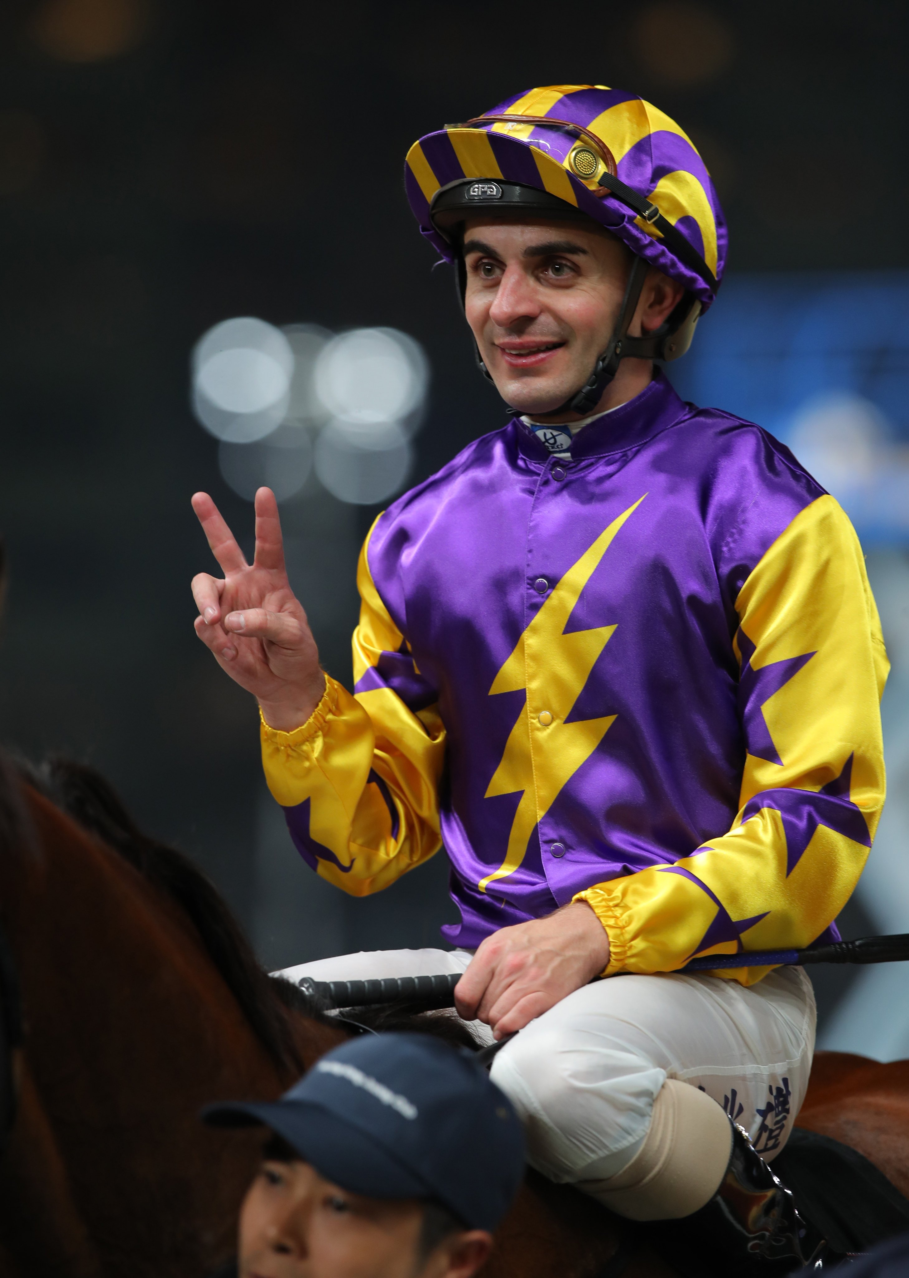 Andrea Atzeni sits third in the jockeys’ premiership. Photos: Kenneth Chan