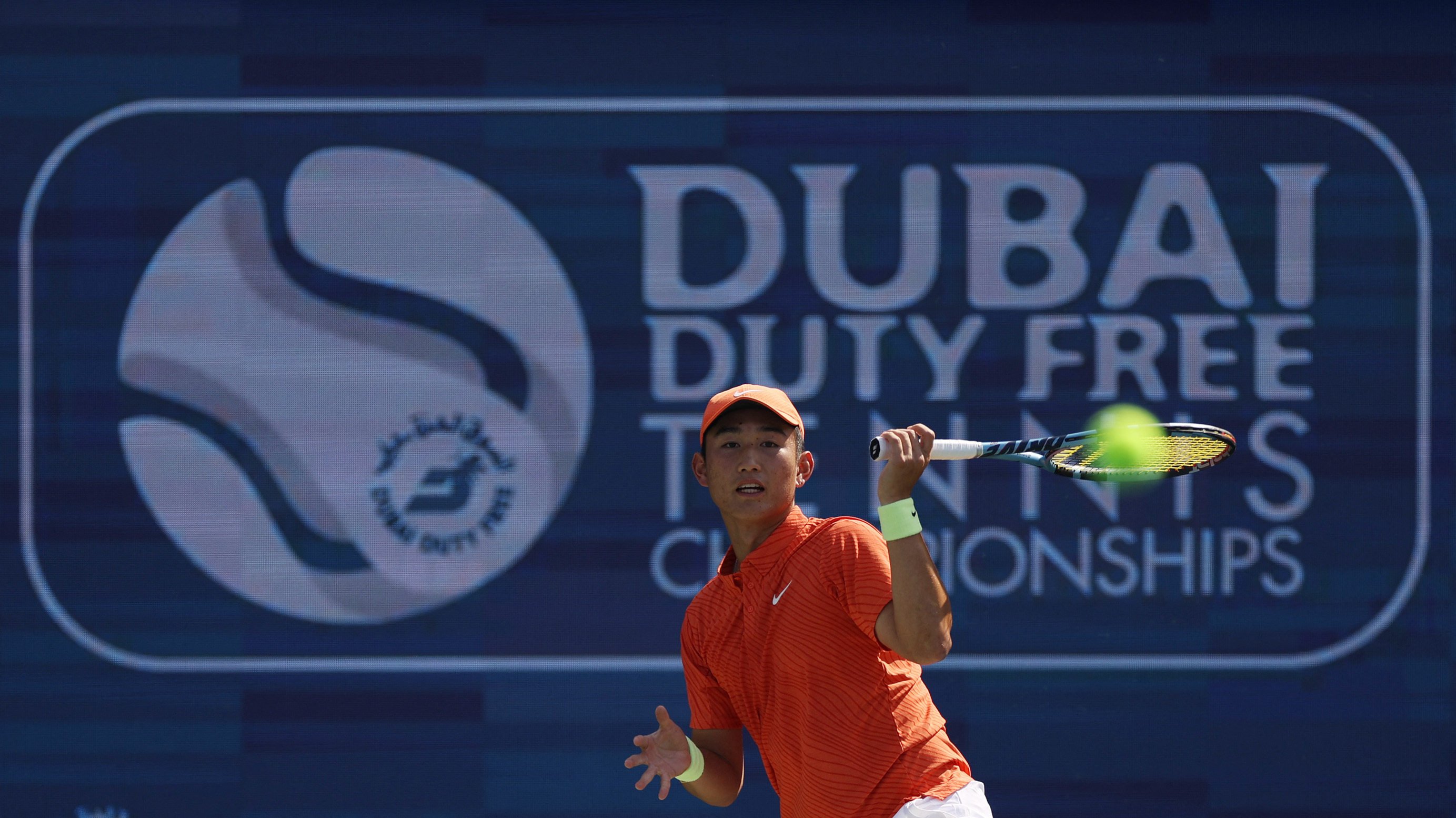 China’s Jerry Shang got the chance to vent his frustrations in a safe space during the Dubai Championships. Photo: Reuters