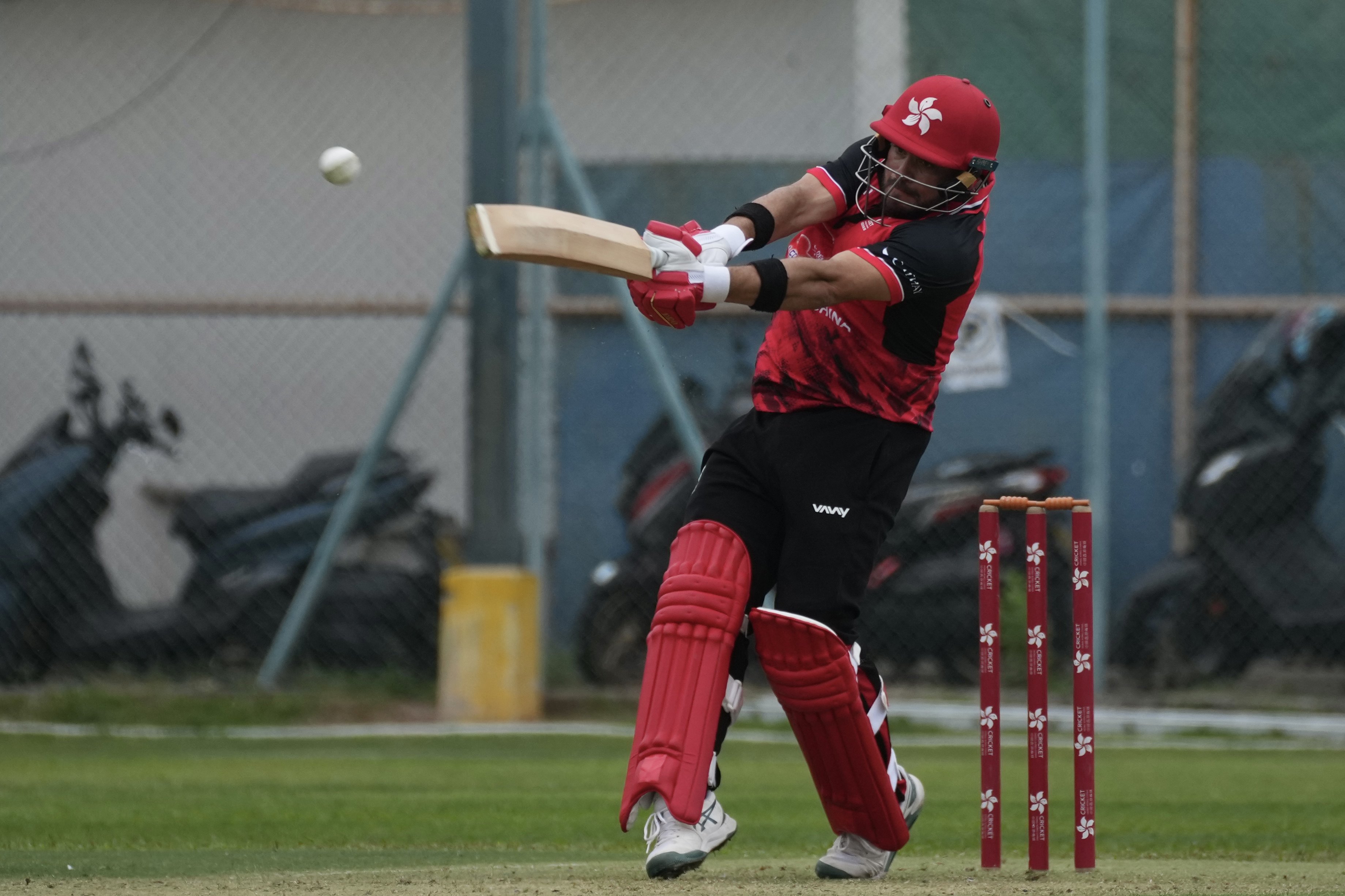 Yasim Murtaza played a captain’s innings during his side’s T20 win over Kuwait. Photo: Karma Lo