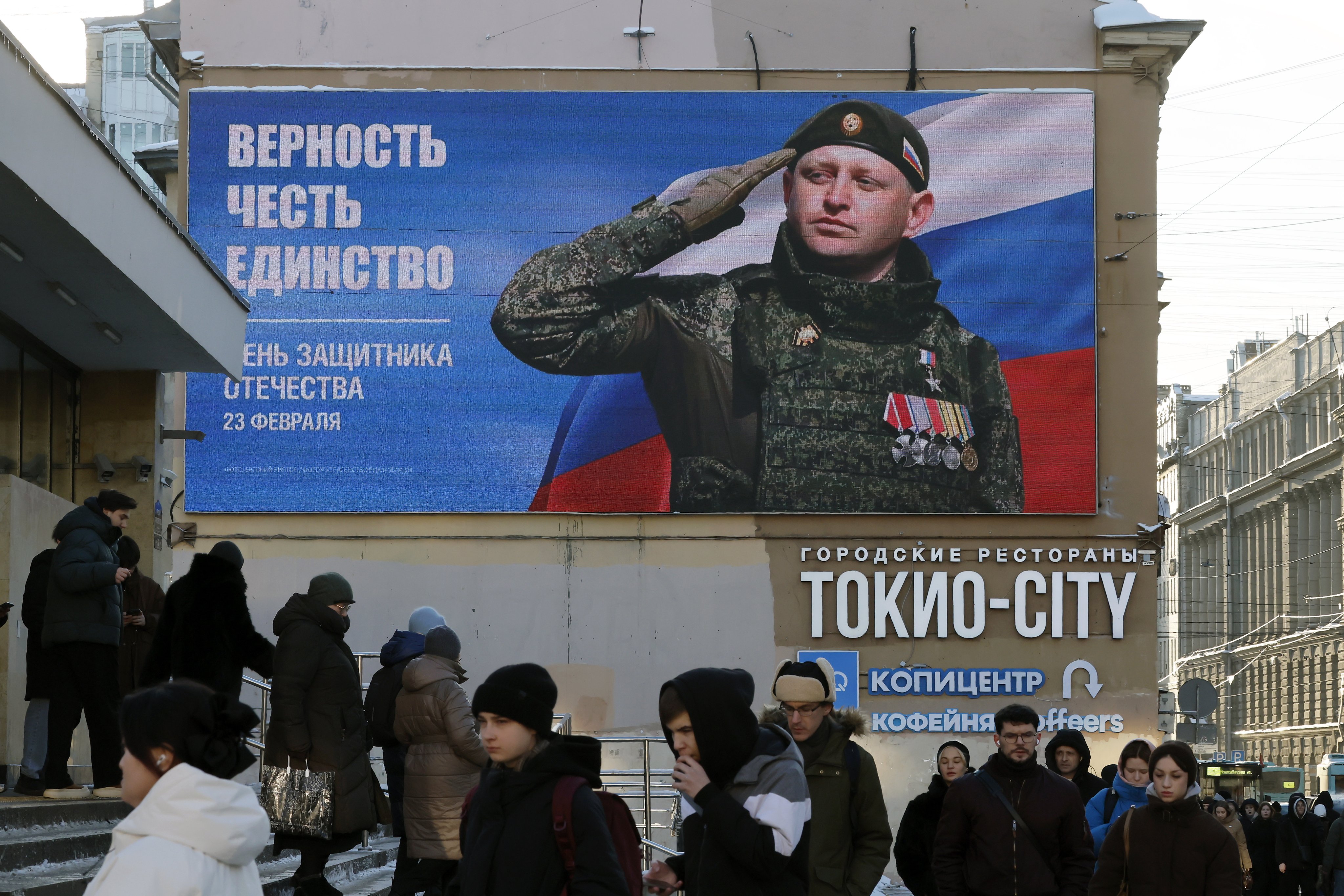 Russia aims to conscript 261,000 of its citizens into the military this year. Photo: EPA