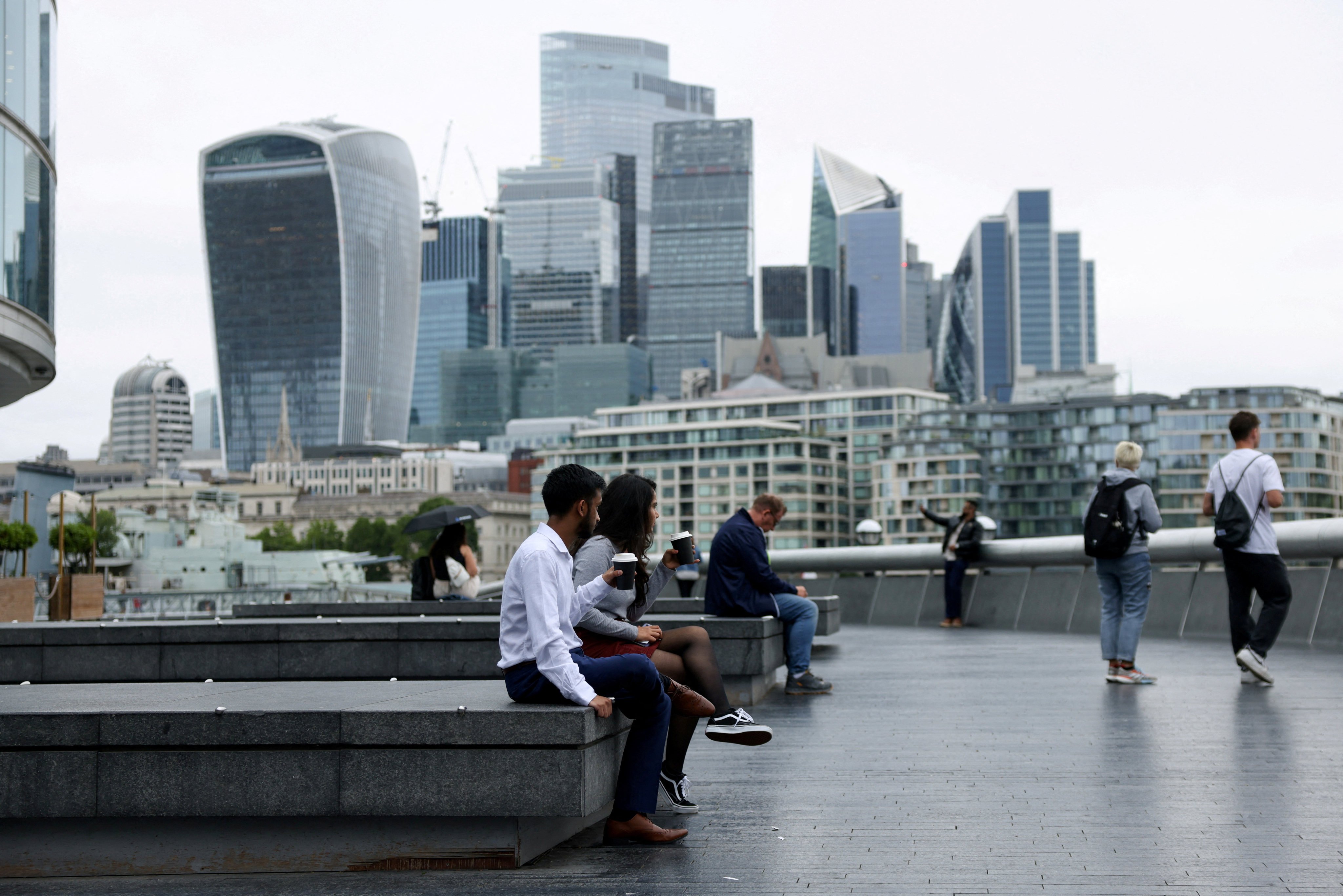 A  view of the City of London skyline. UK Power Networks covers 8.3 million consumers in London, southeastern and eastern England. Photo: Reuters